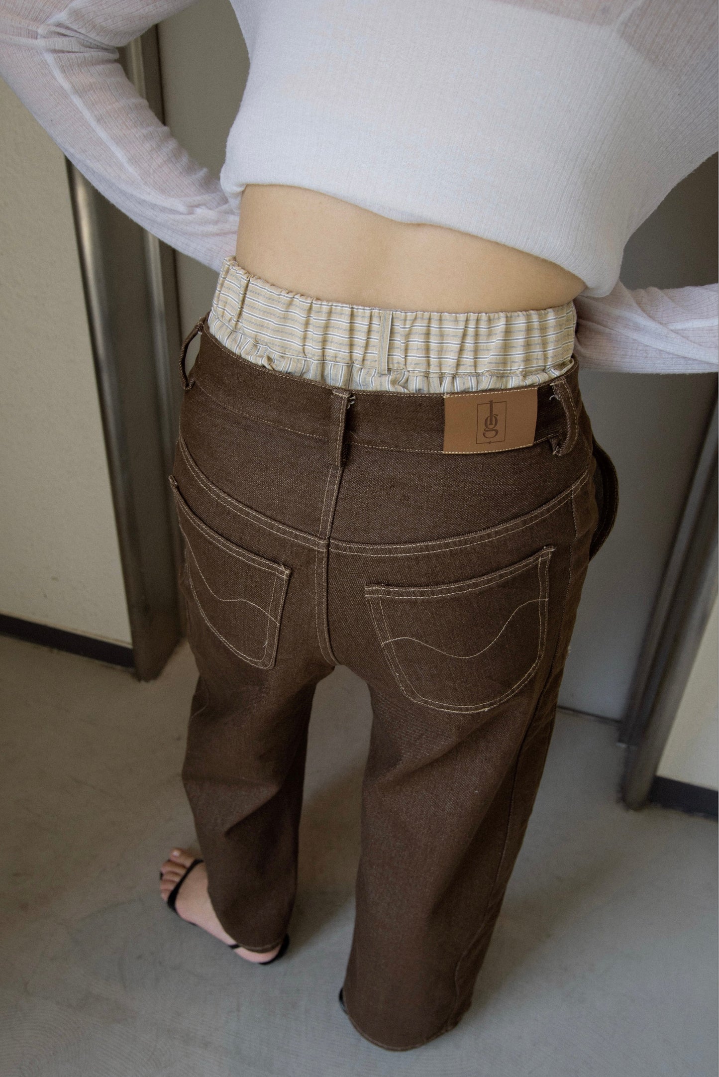 nuance wave lawgy patch denim