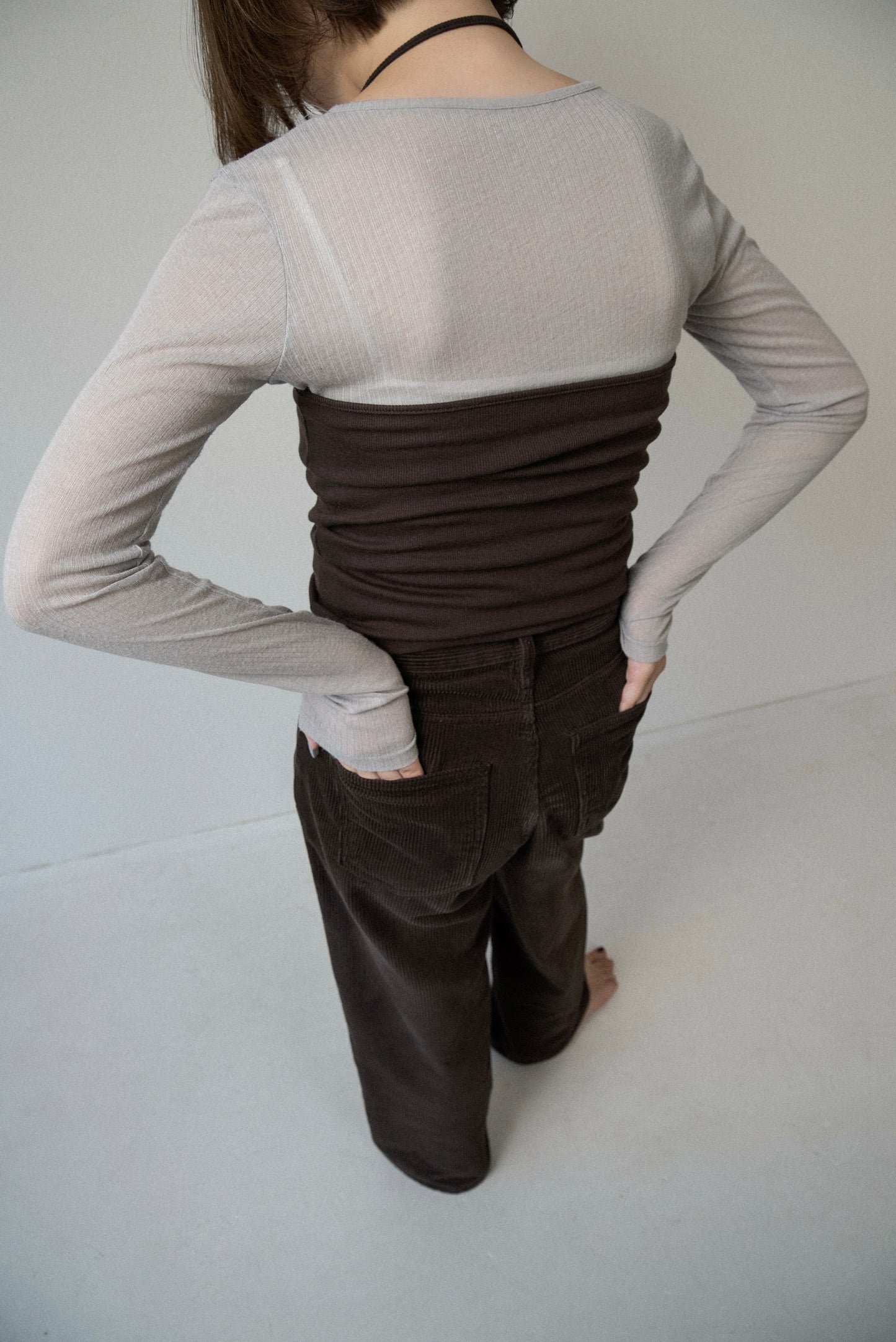 halter neck arrange cami tops