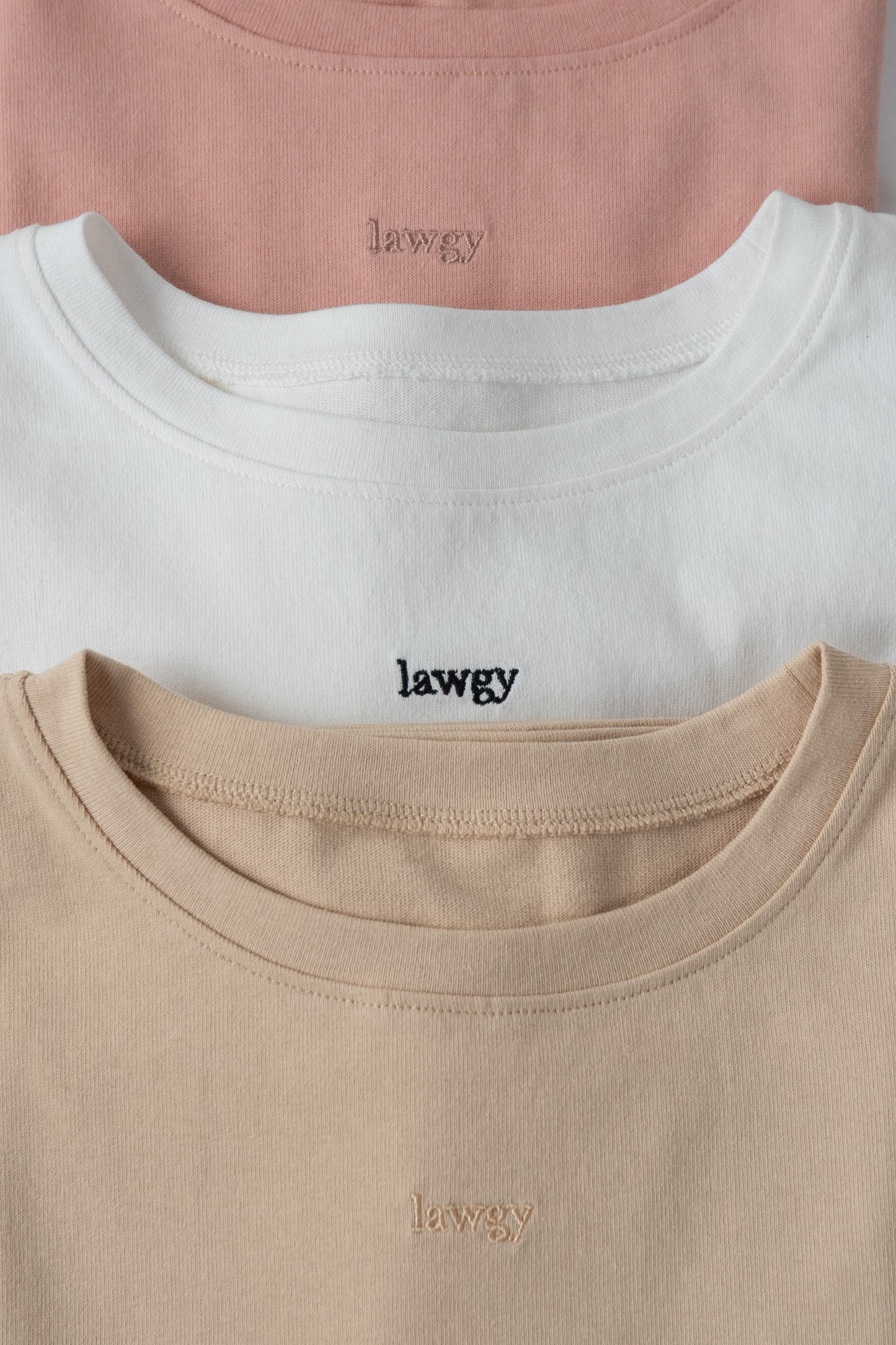 lawgy logo nuance long sleeve T
