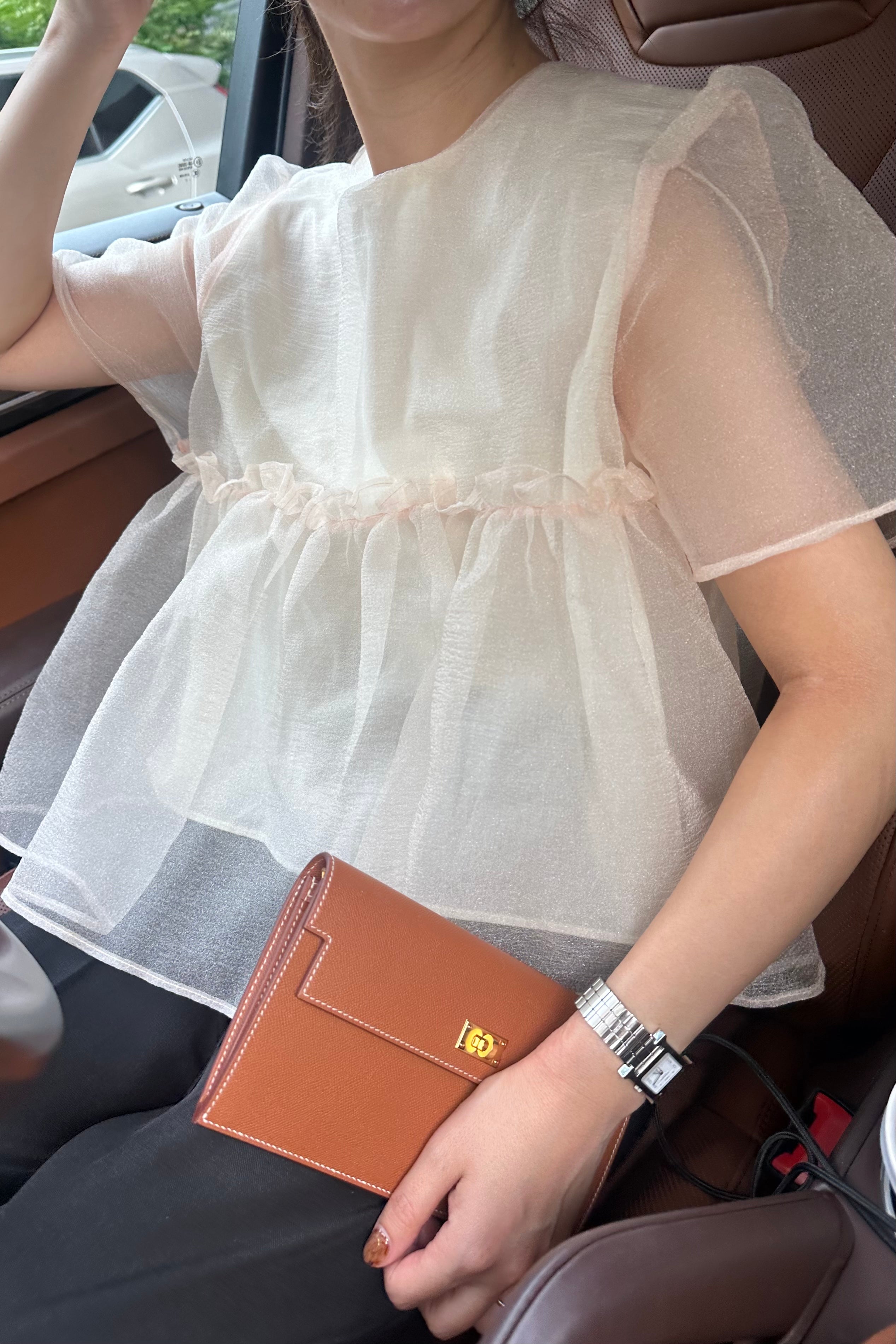 eim online Lam アイアムボリュームチュールブラウス