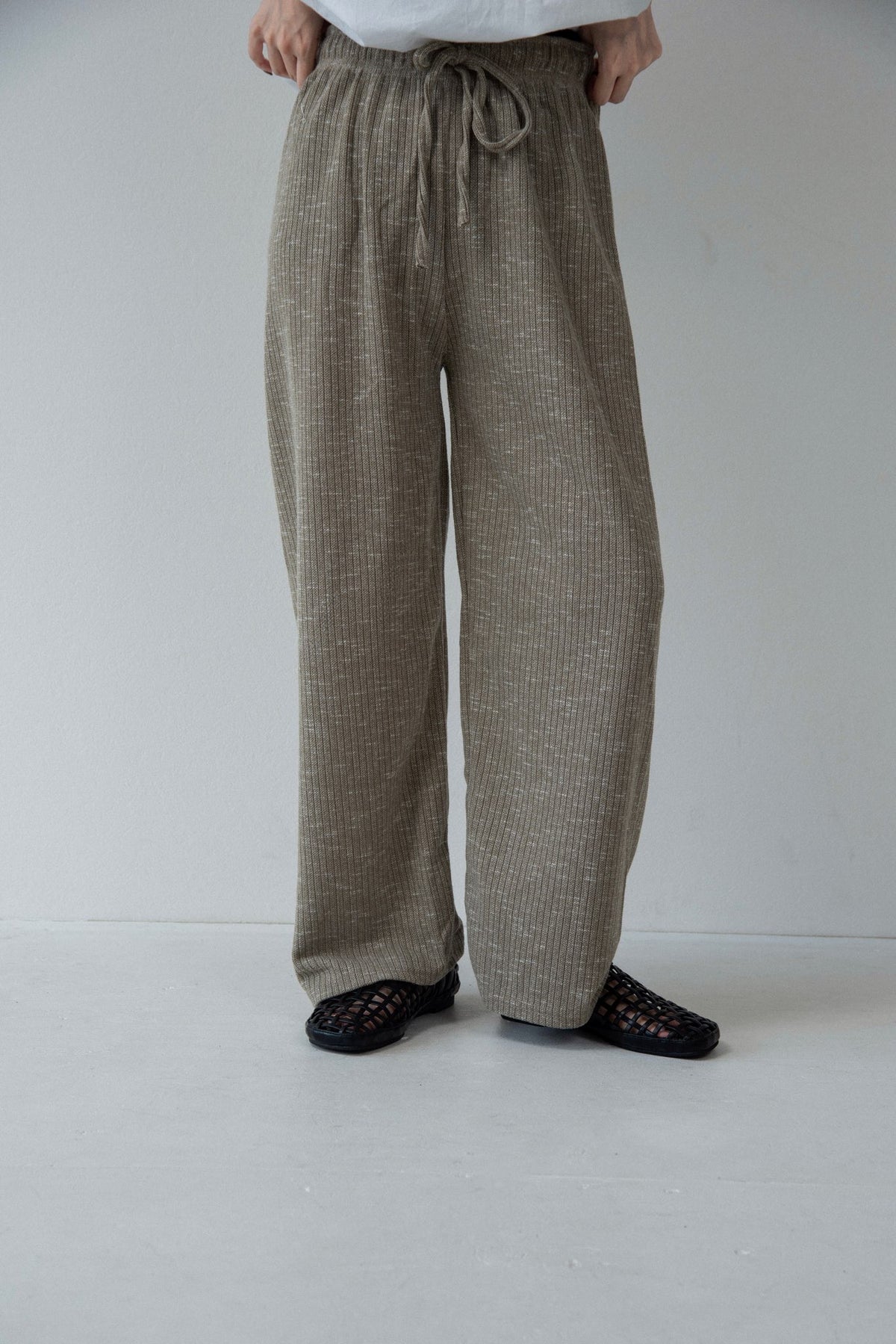 melange material easy pants