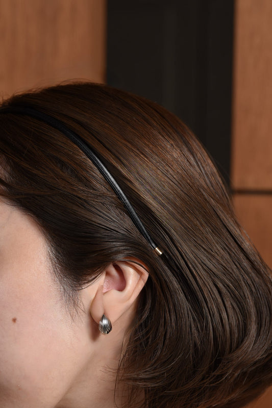simple slim gold accent headband