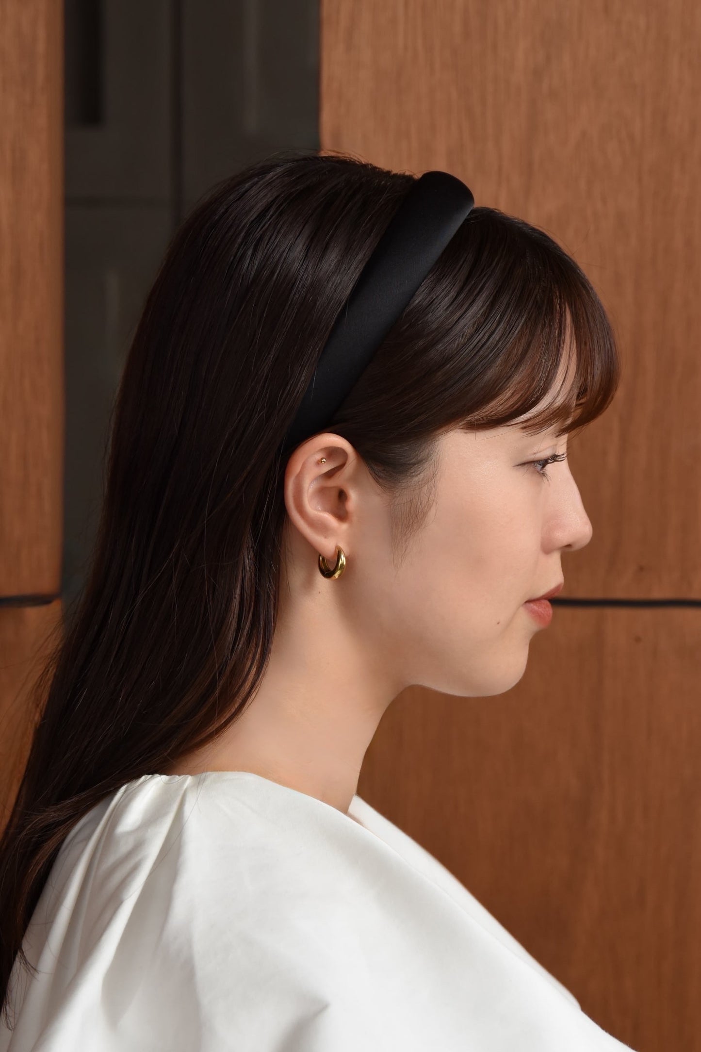 rounded curves wide headband