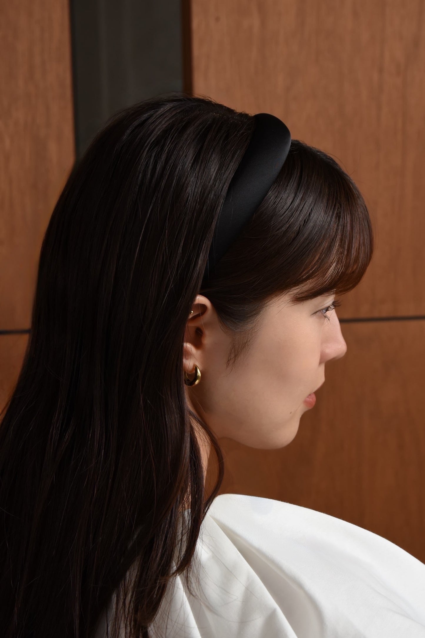 rounded curves wide headband