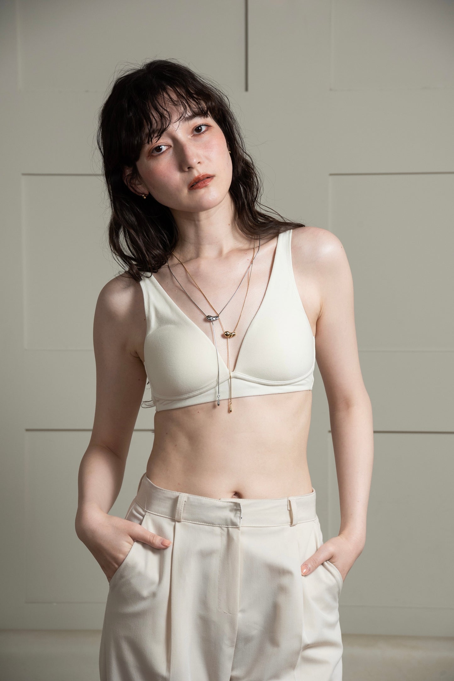 beans like adjust necklace