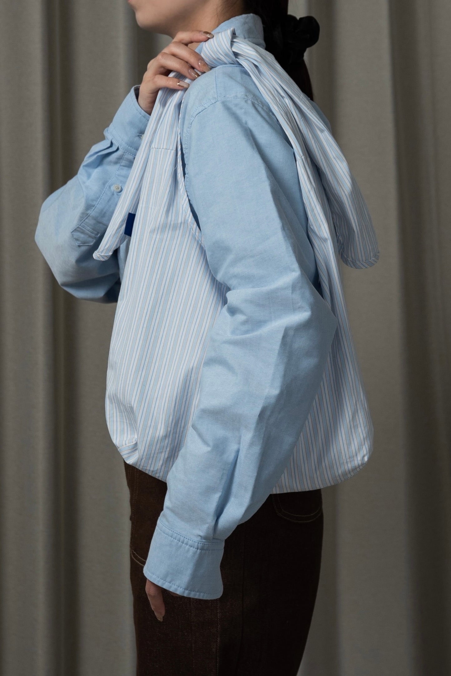 multiway shoulder ribbon bag