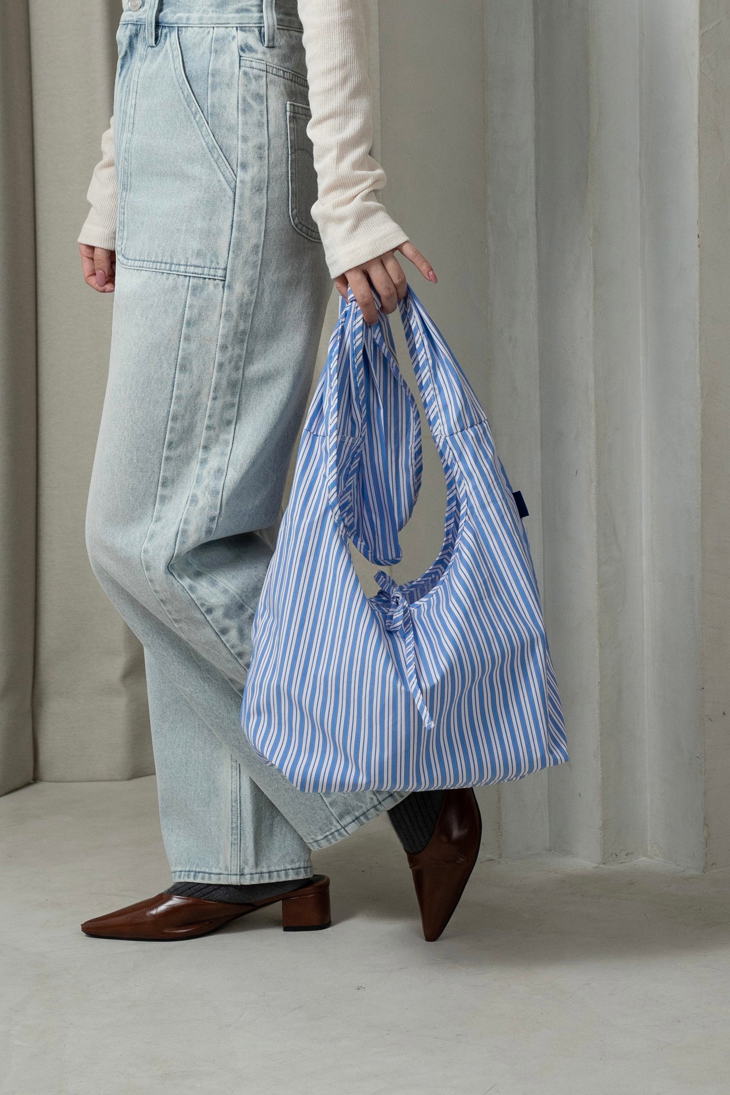 multiway shoulder ribbon bag