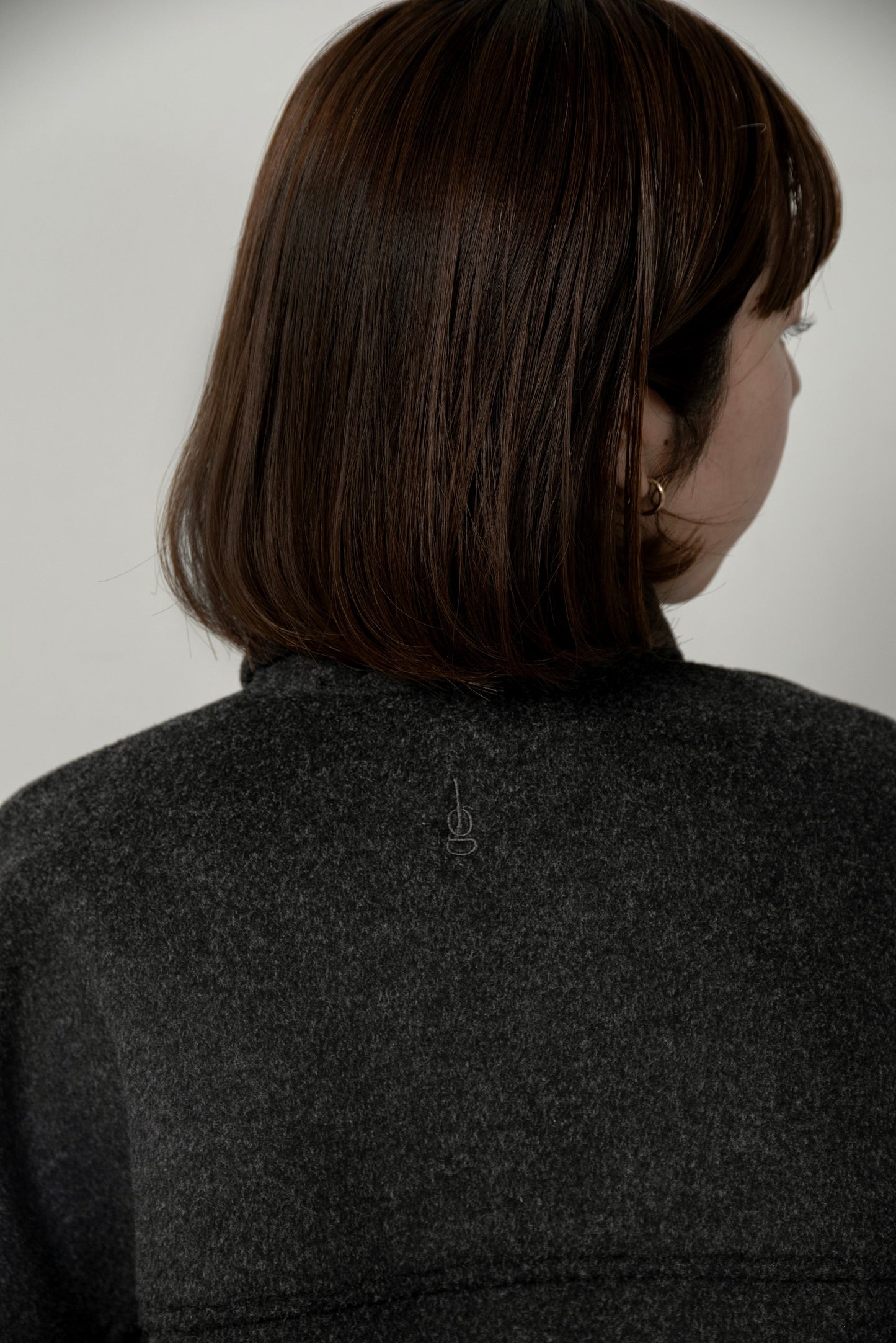 embroidery big pocket shirt like coat