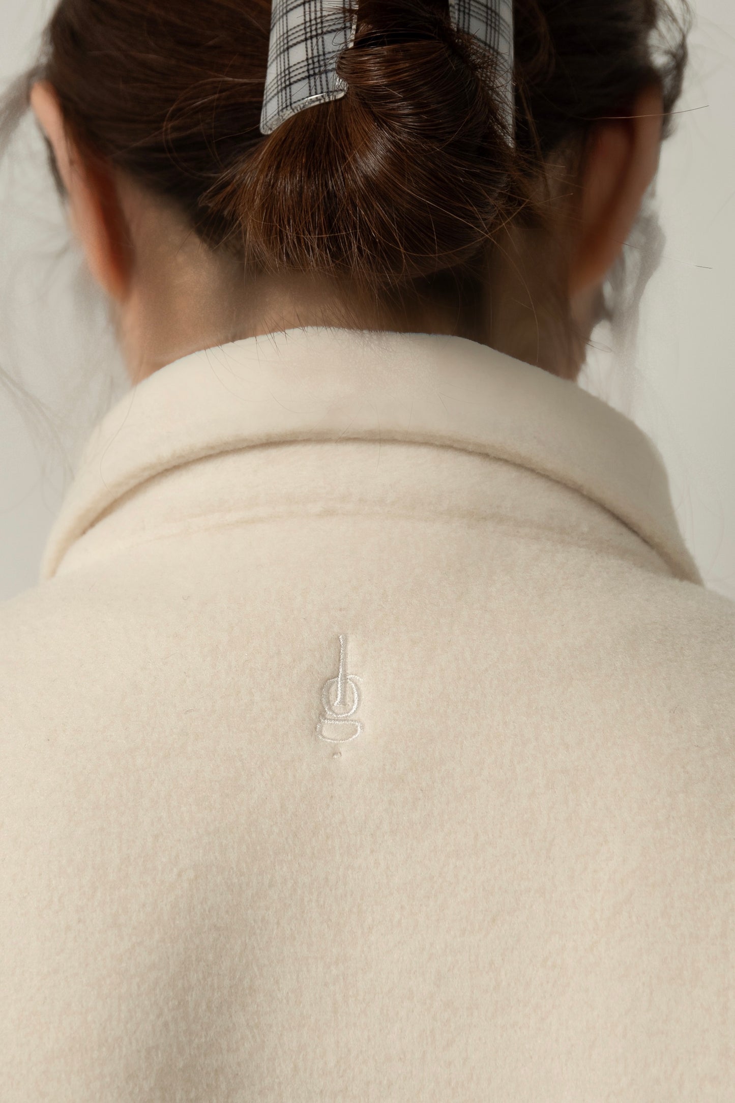 embroidery big pocket shirt like coat