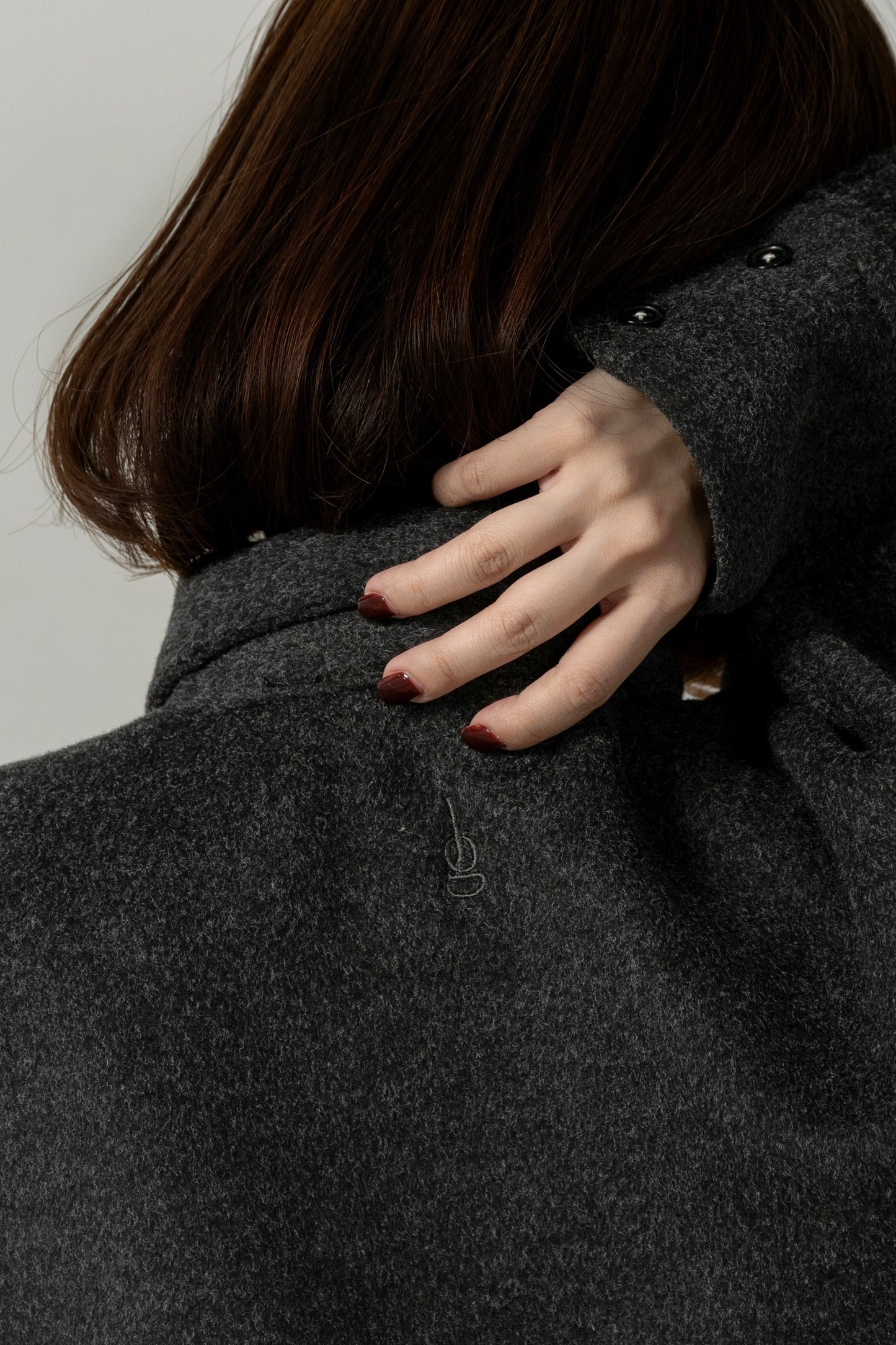 embroidery big pocket shirt like coat