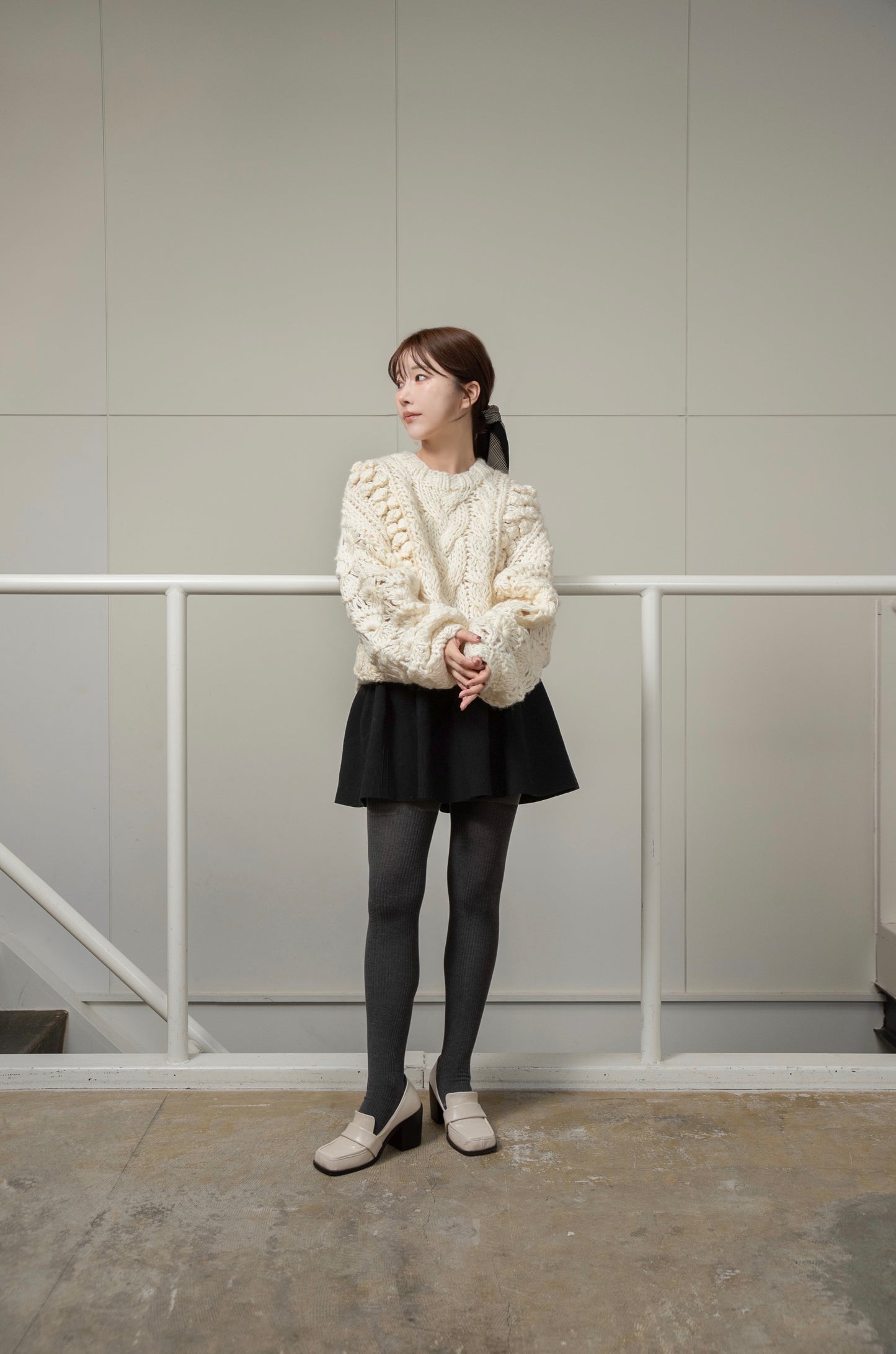 pokopoko pattern handmade knit