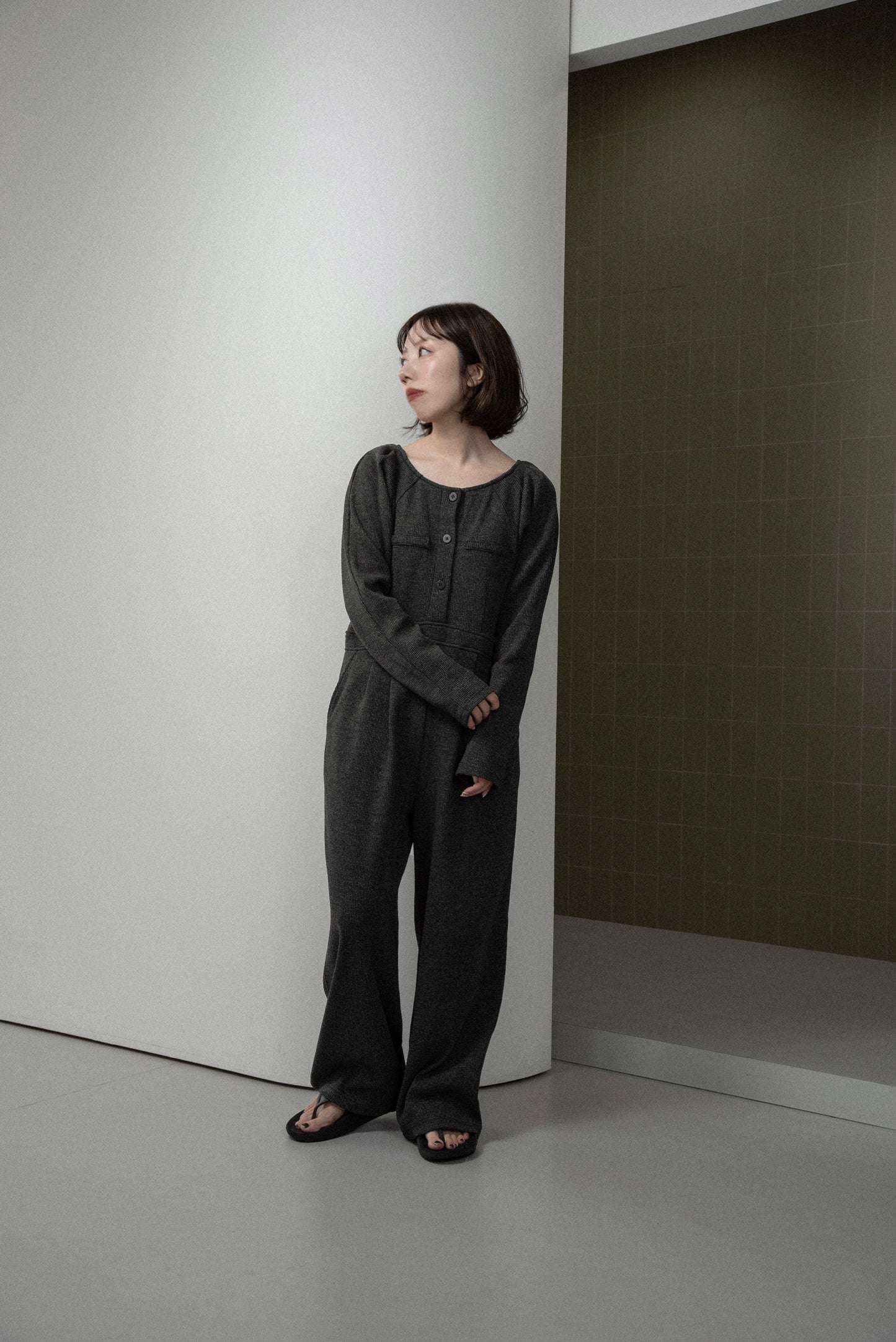 waffle mix shoulder puff allinone