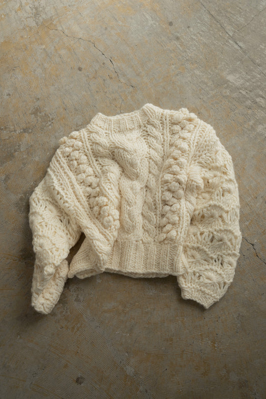 pokopoko pattern handmade knit