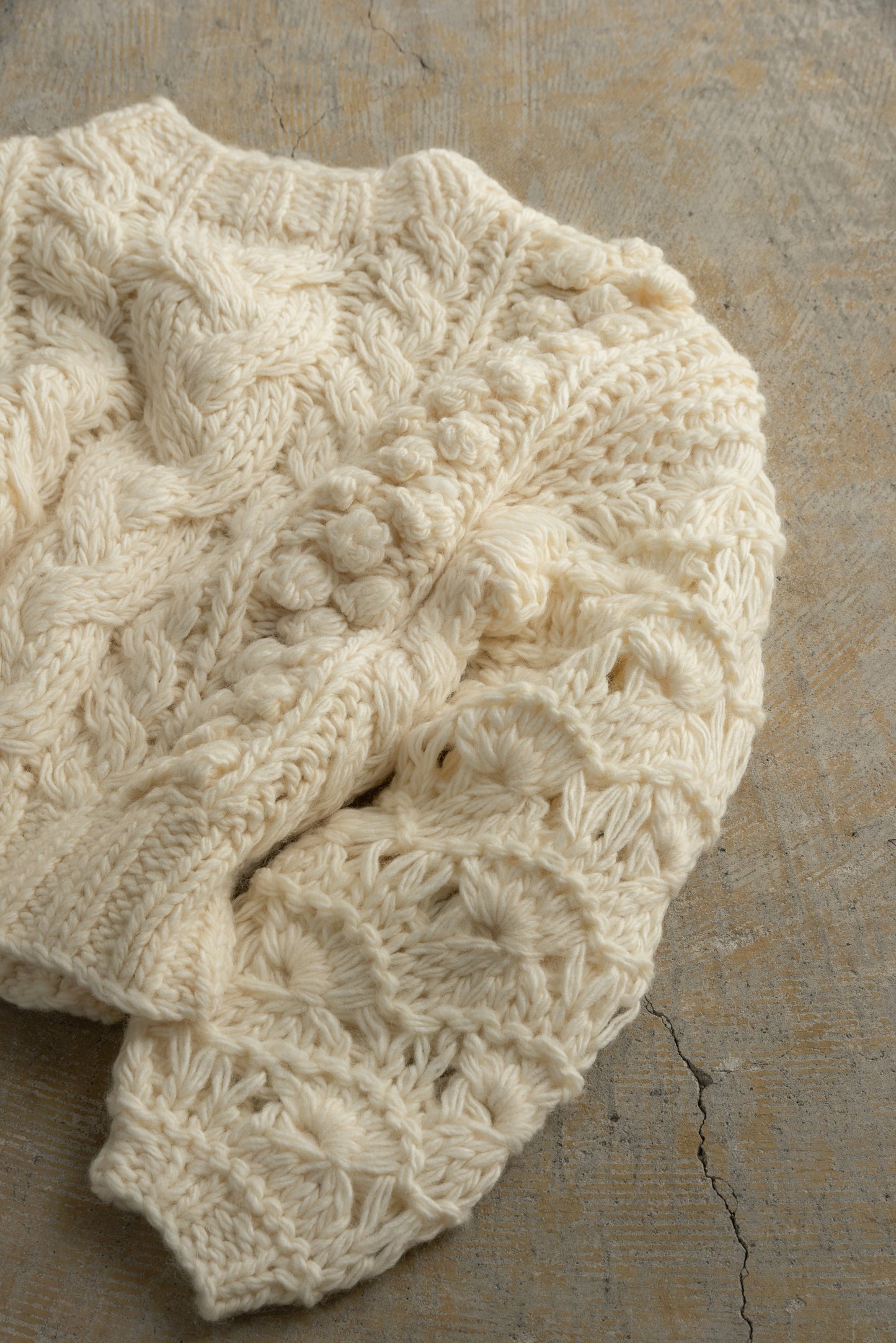 pokopoko pattern handmade knit