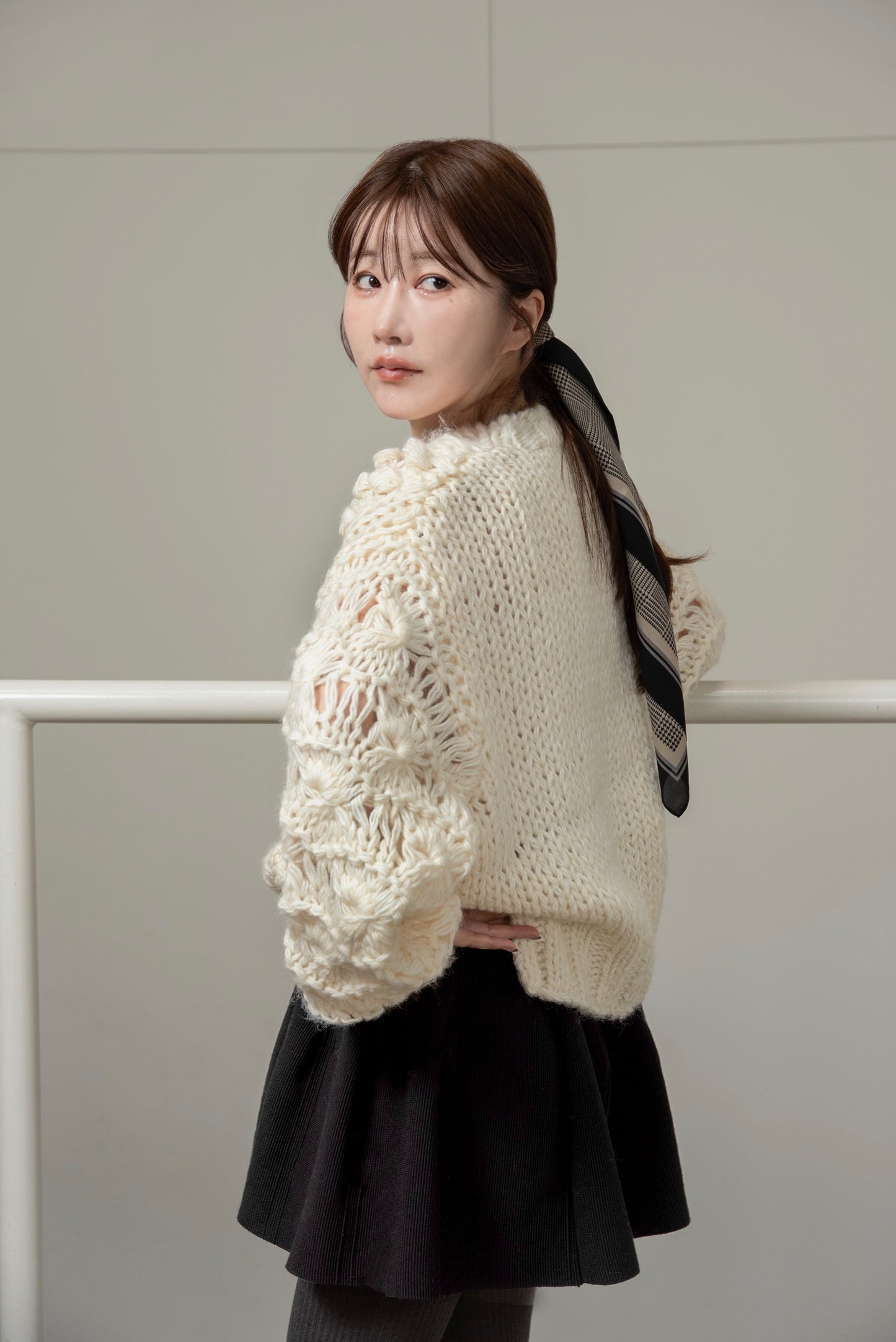 pokopoko pattern handmade knit