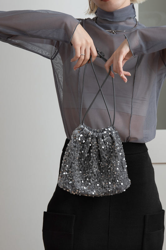 sparkling purse bag