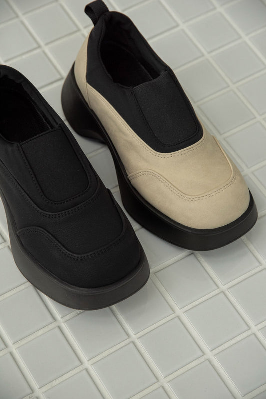 round shape platform sneaker