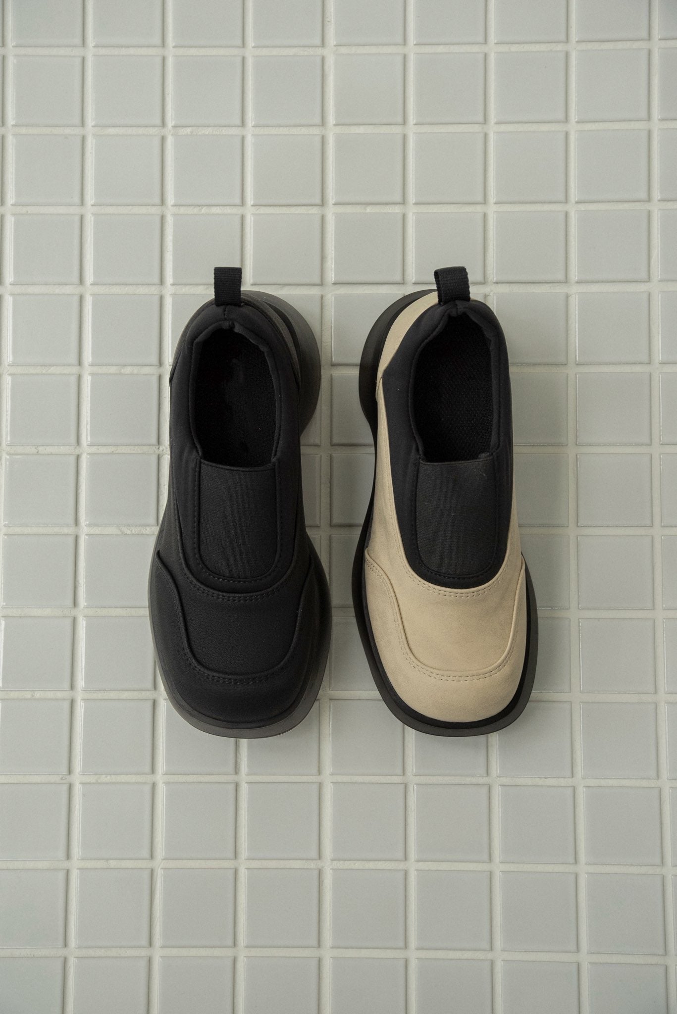 round shape platform sneaker