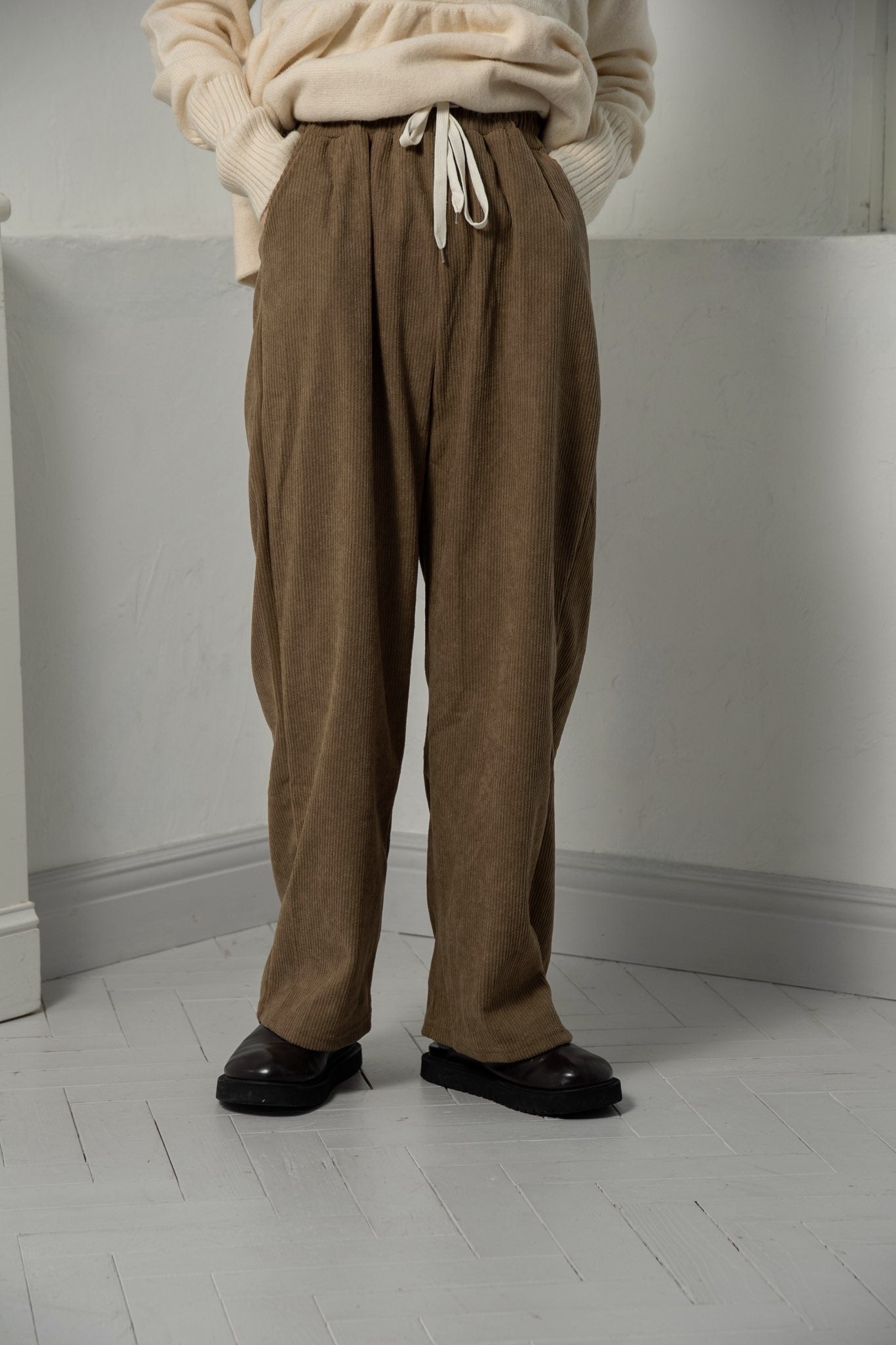 ridge fabric straight rafu pants