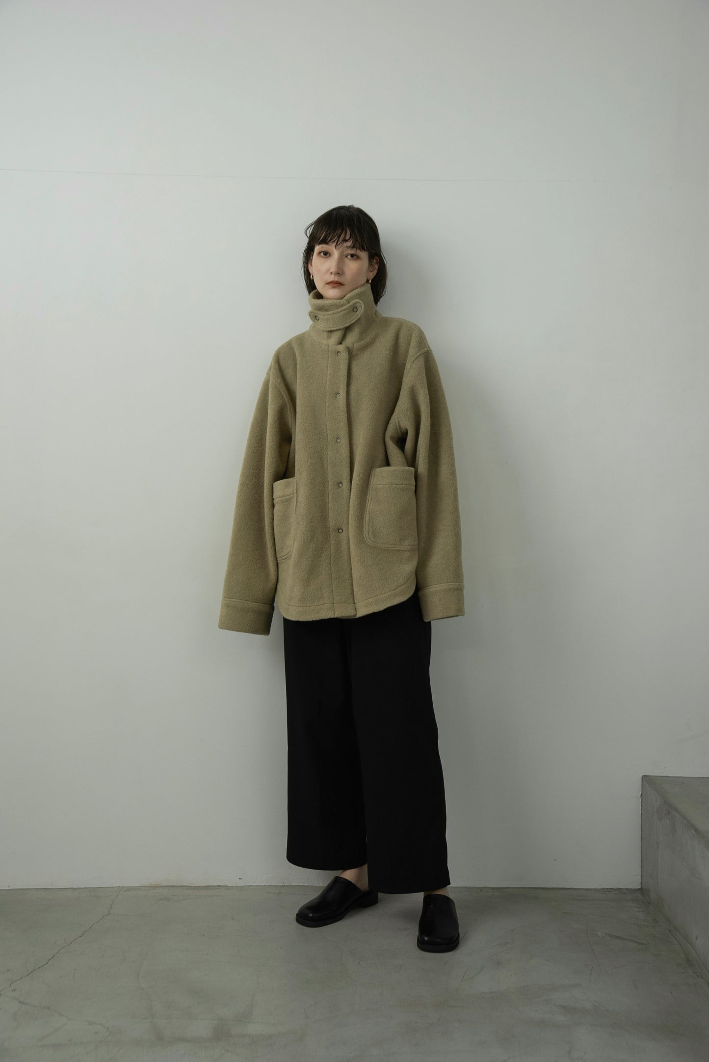 collar arrange midi outer