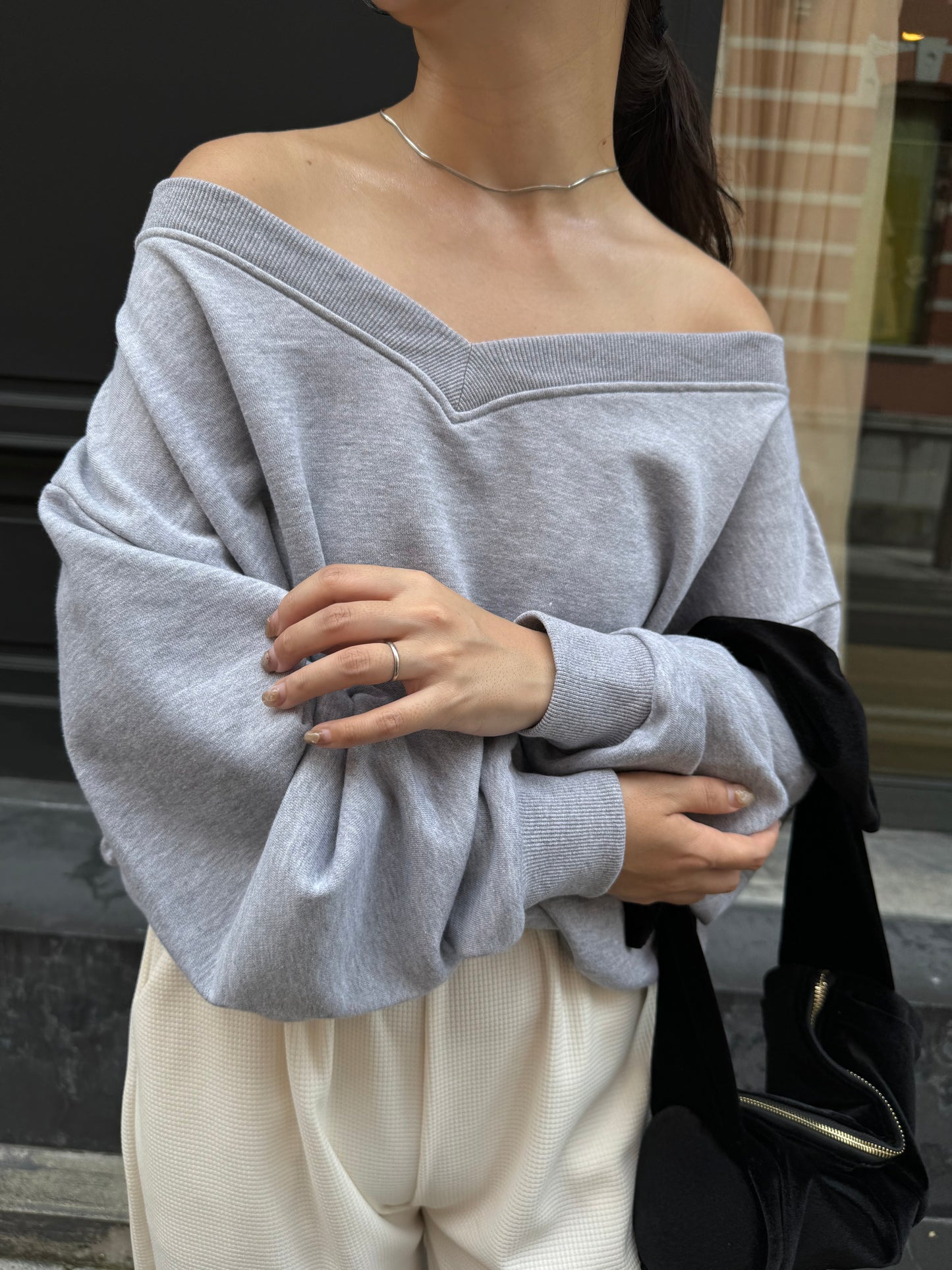 2way off shoulder pullover