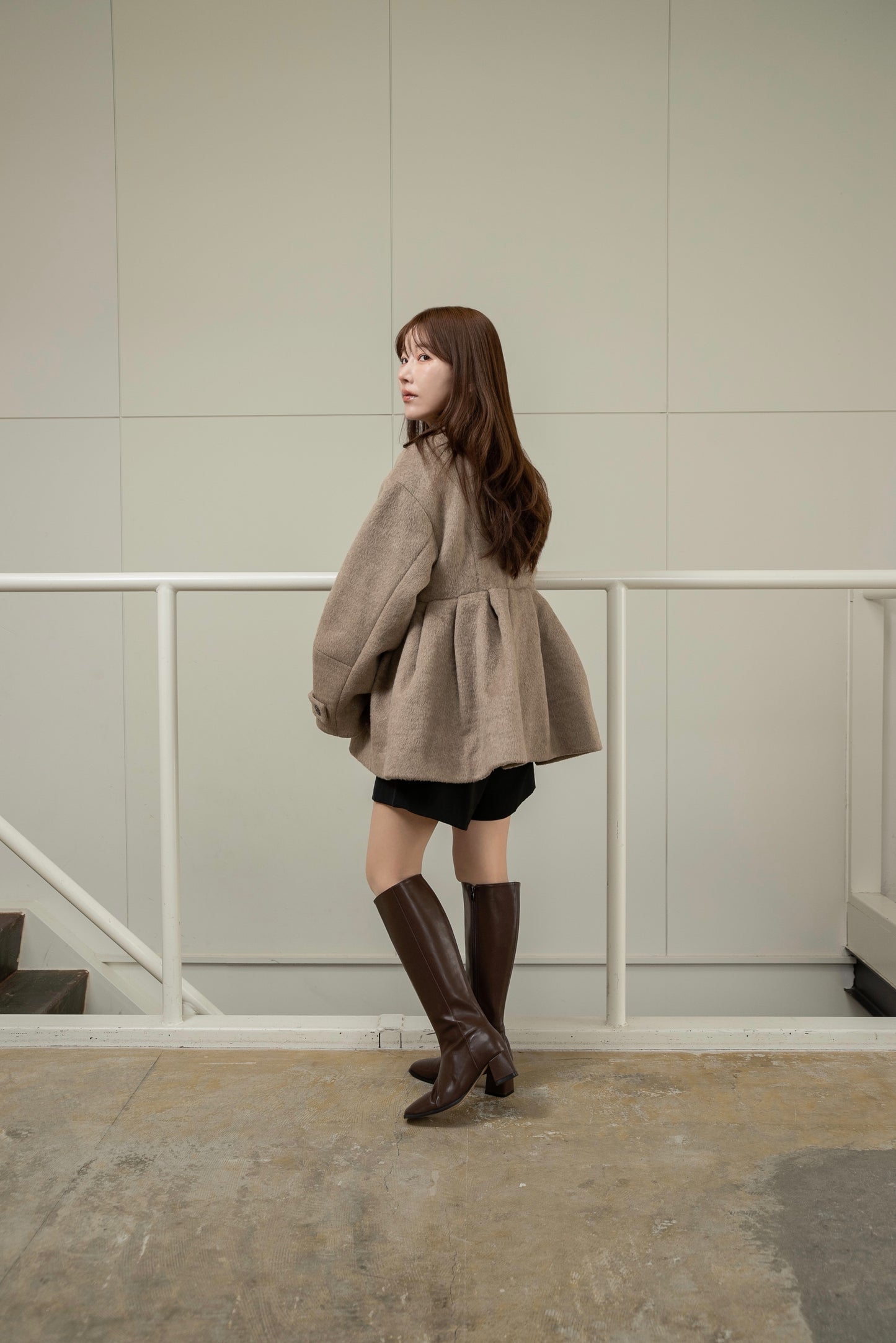 square toe long boots