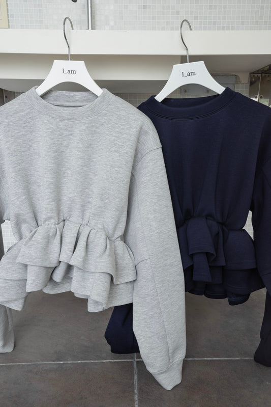 frill hem bonding sweat