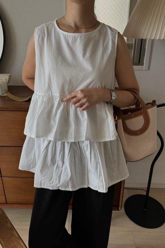 flare frill blouse