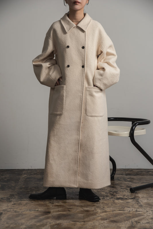 bal collar round sleeve coat