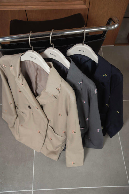 embroidery flower jacket