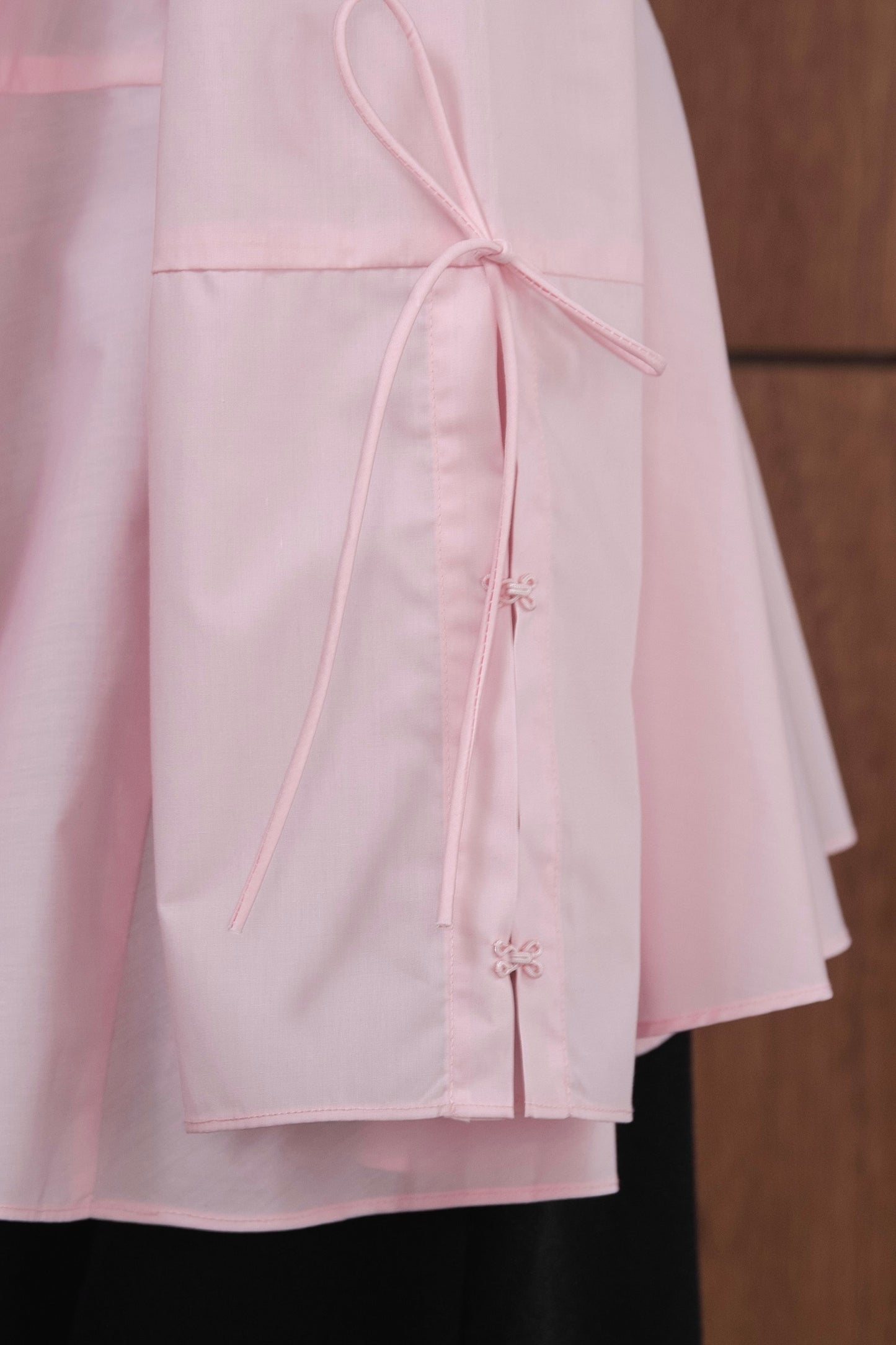 flare sleeve arrange shirt