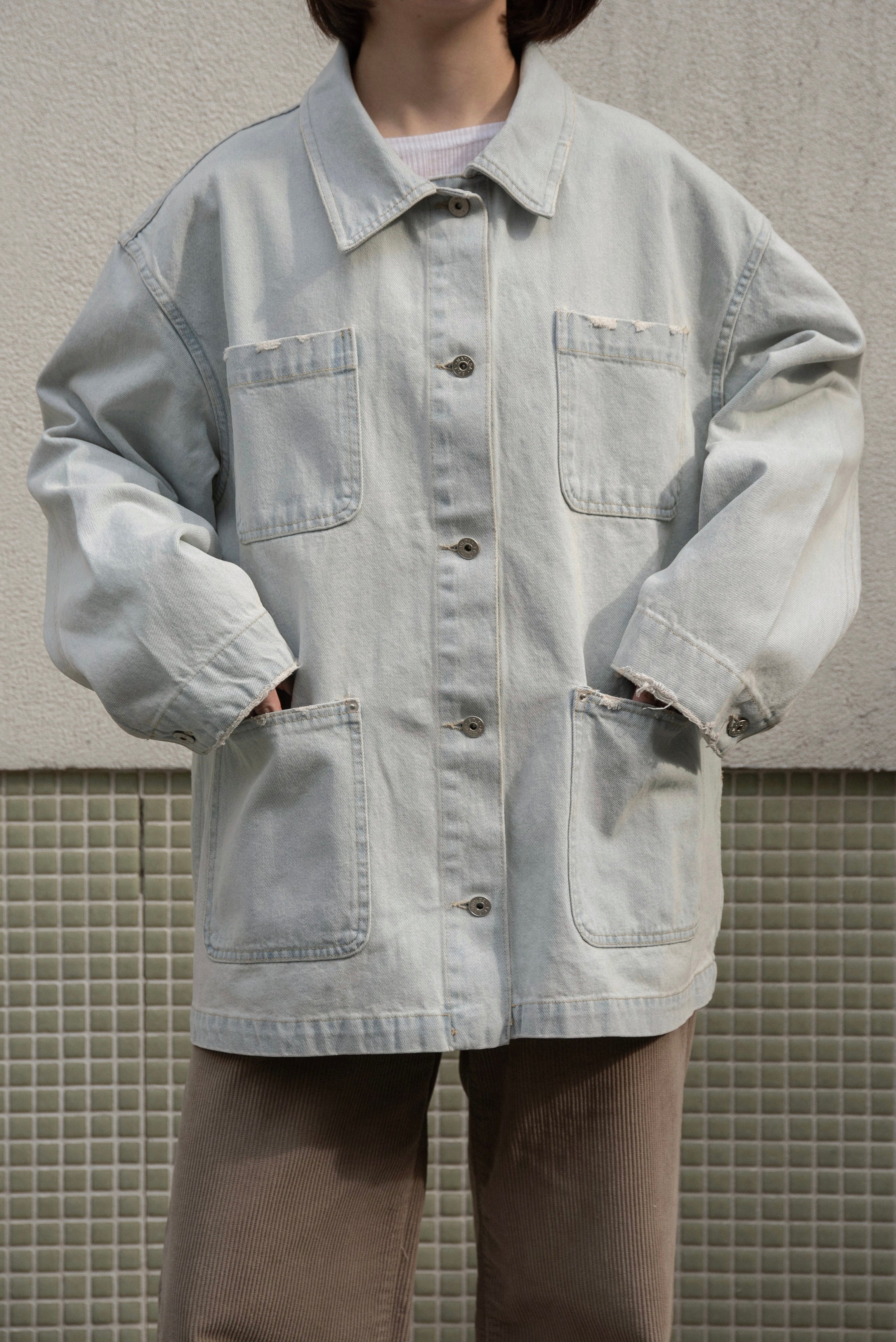 mixed pocket denim jacket – eim online（エイム オンライン）