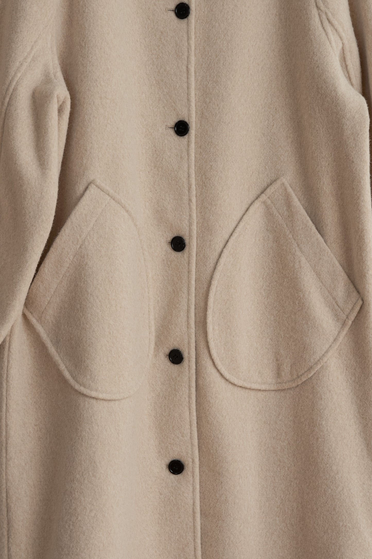 pocket point stand neck coat