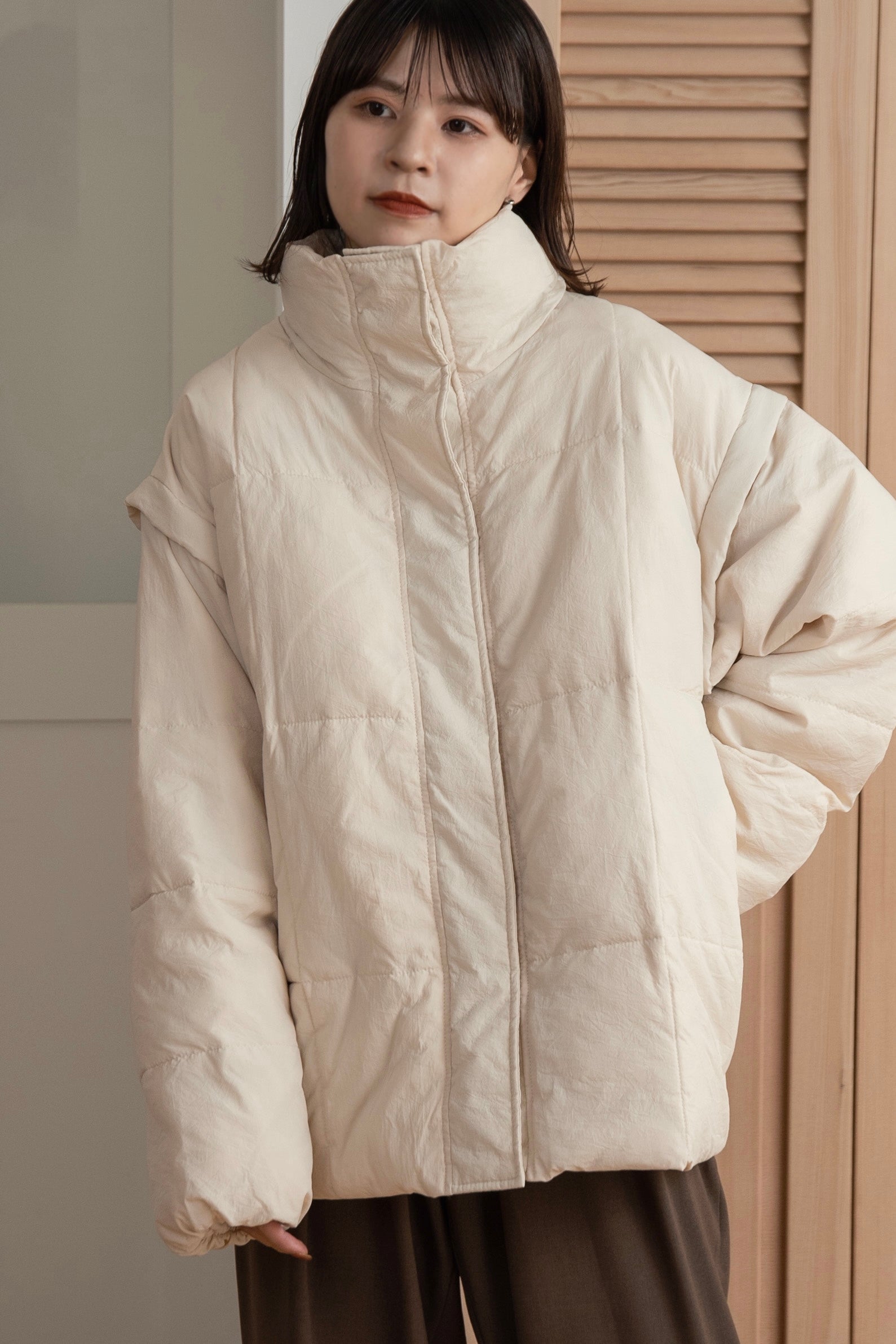 sleeve detachable quilting outer – eim online（エイム オンライン）