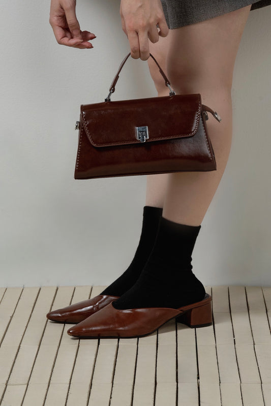 2way square buckle point bag
