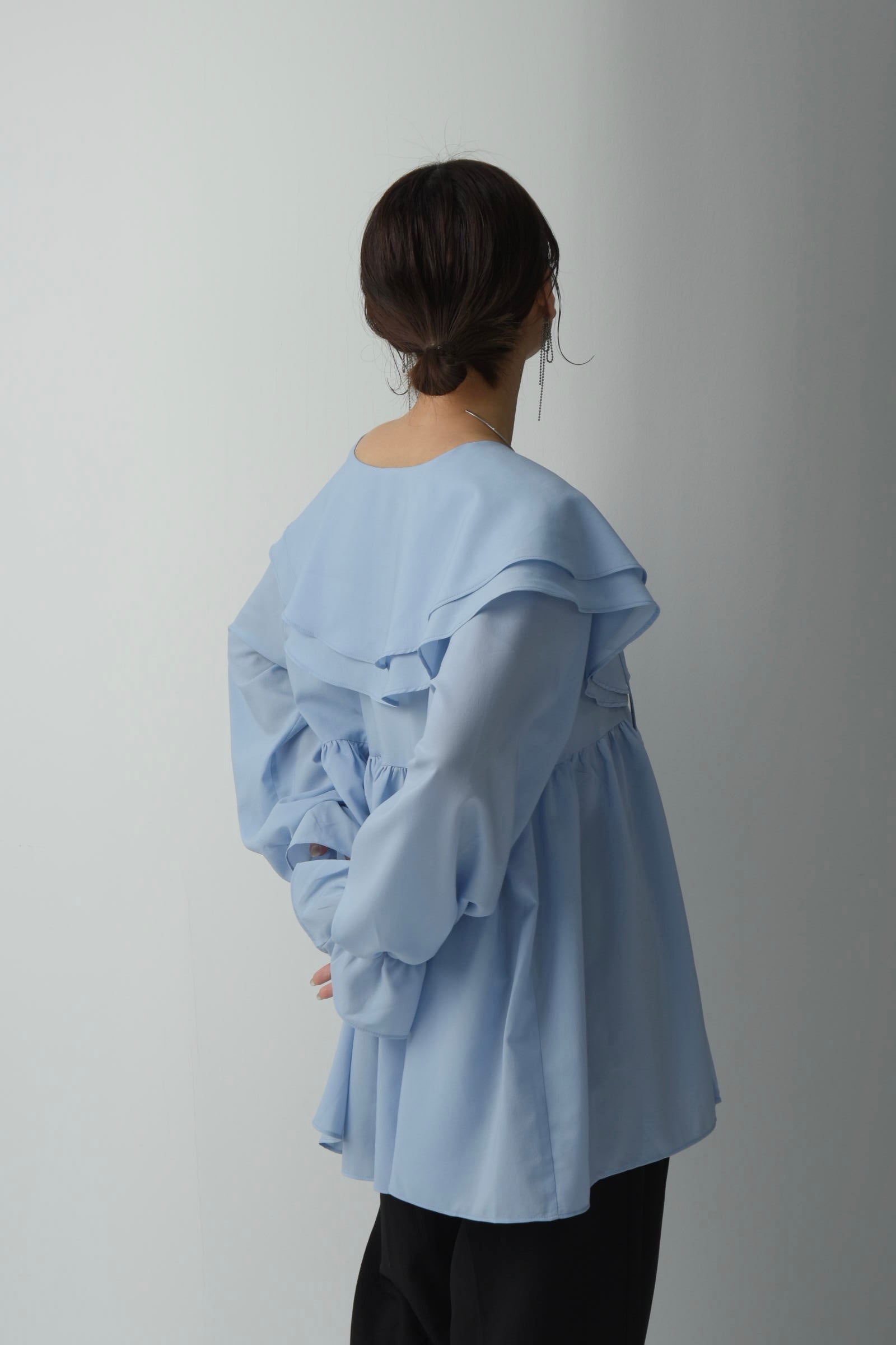 flare ribbon volume blouse – eim online（エイム オンライン）