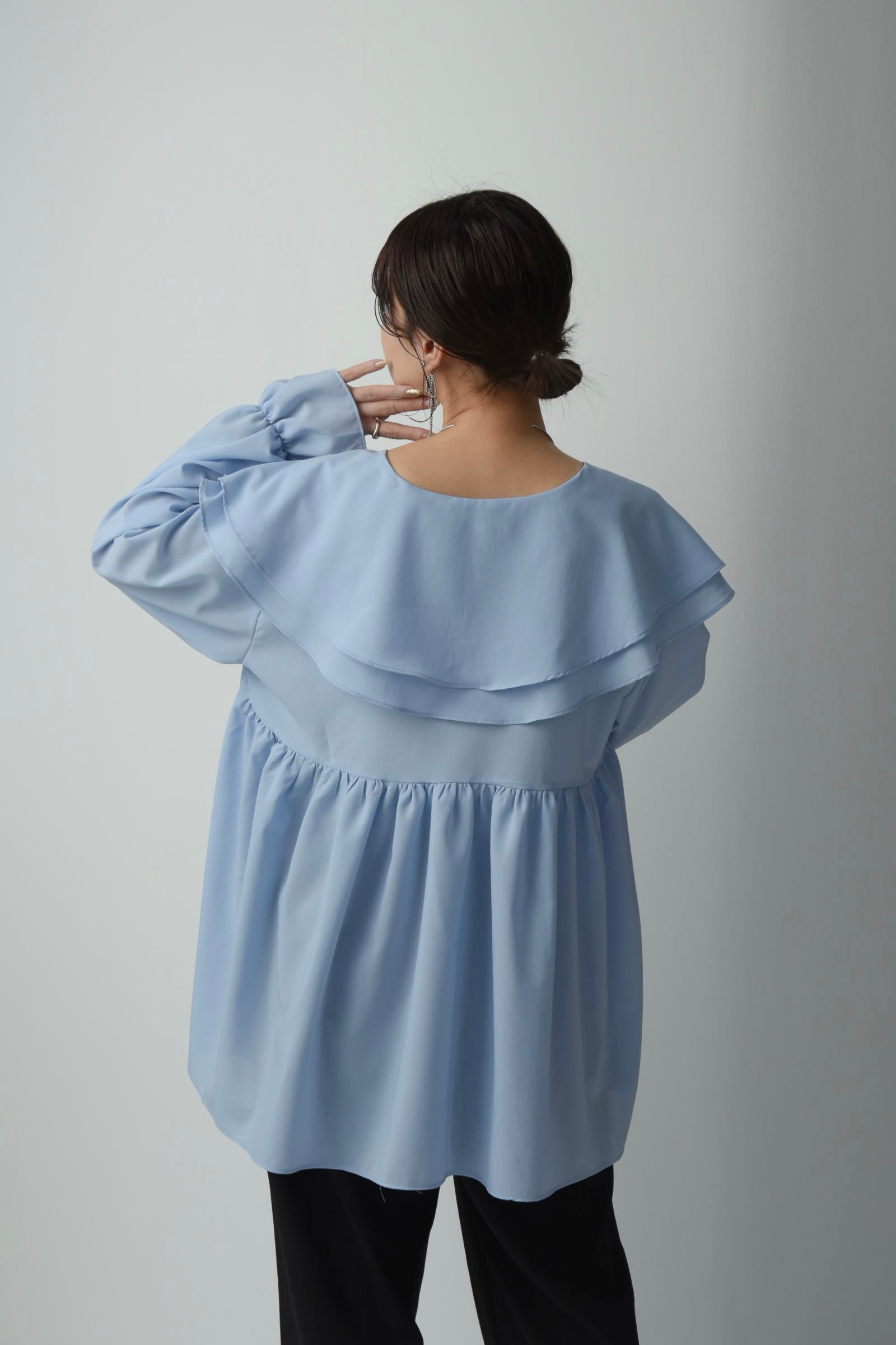 flare ribbon volume blouse – eim online（エイム オンライン）