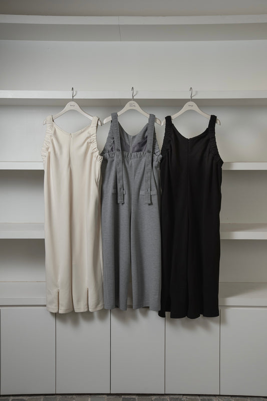 shoulder gather rafu salopette