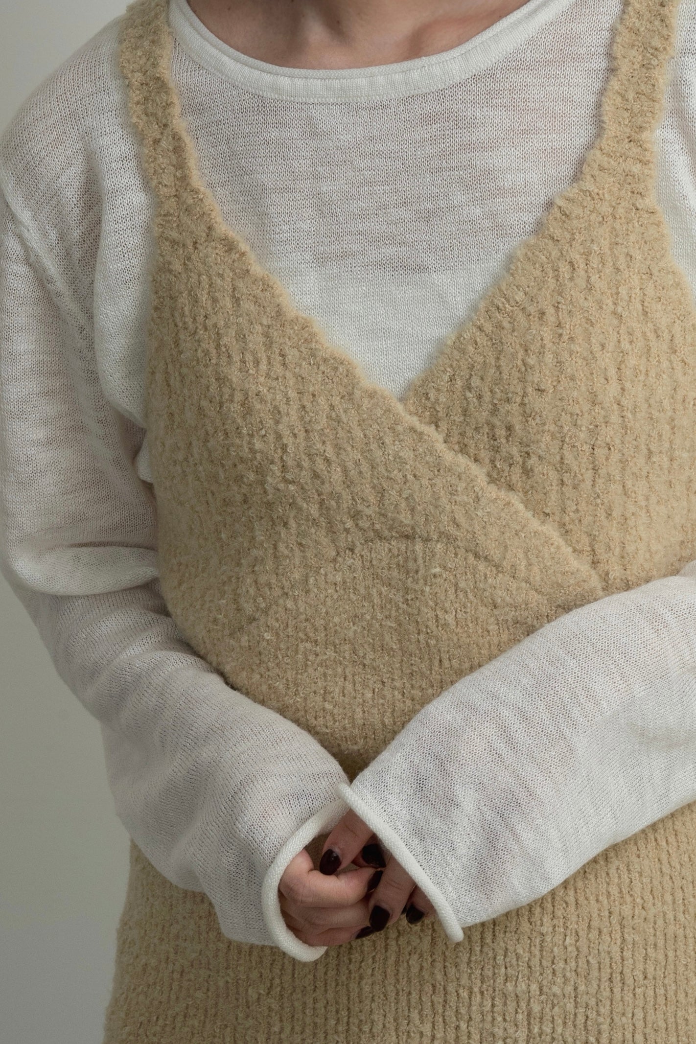 cachecoeur like scallop knit cami【eim plus+限定アイテム】