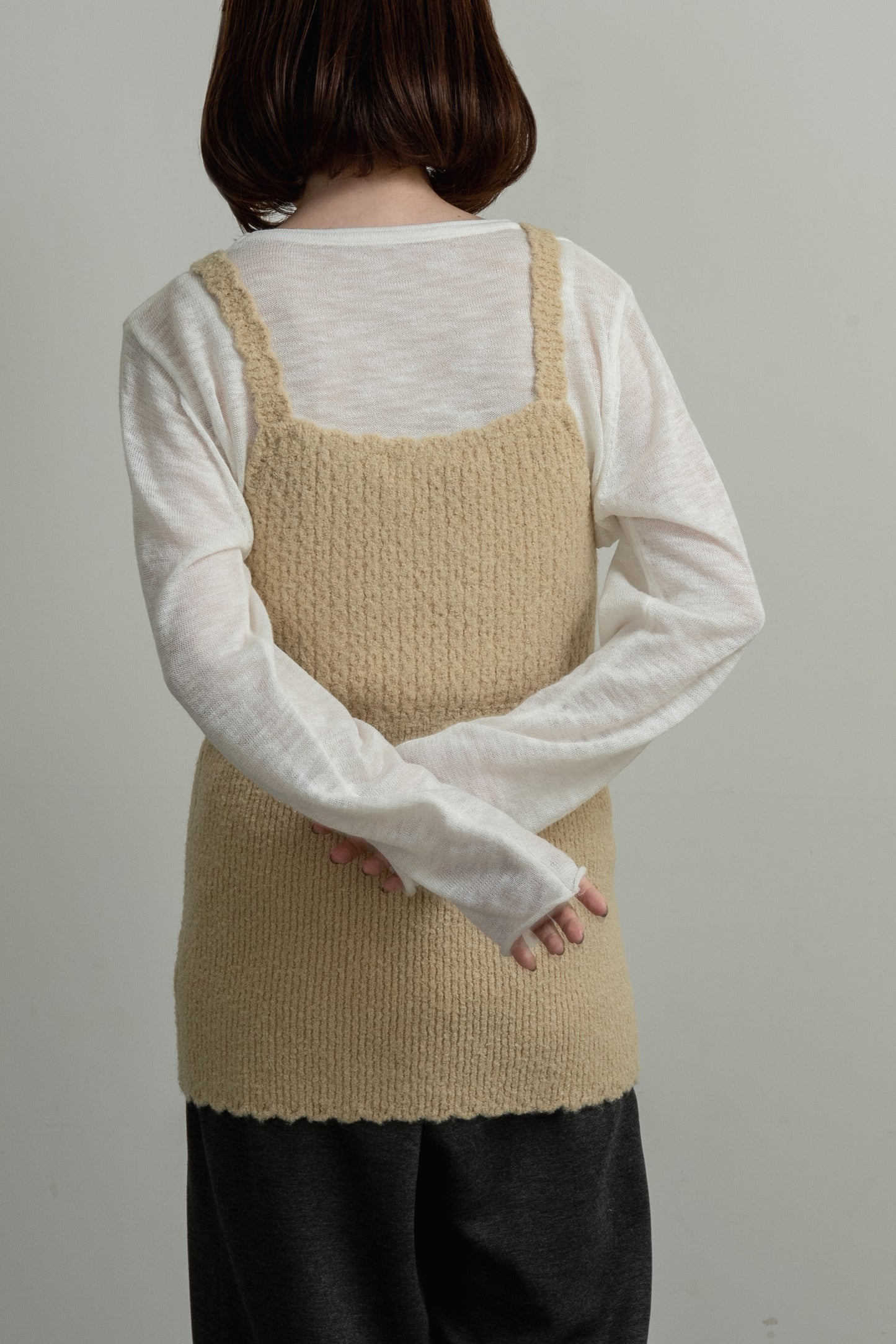 cachecoeur like scallop knit cami【eim plus+限定アイテム】