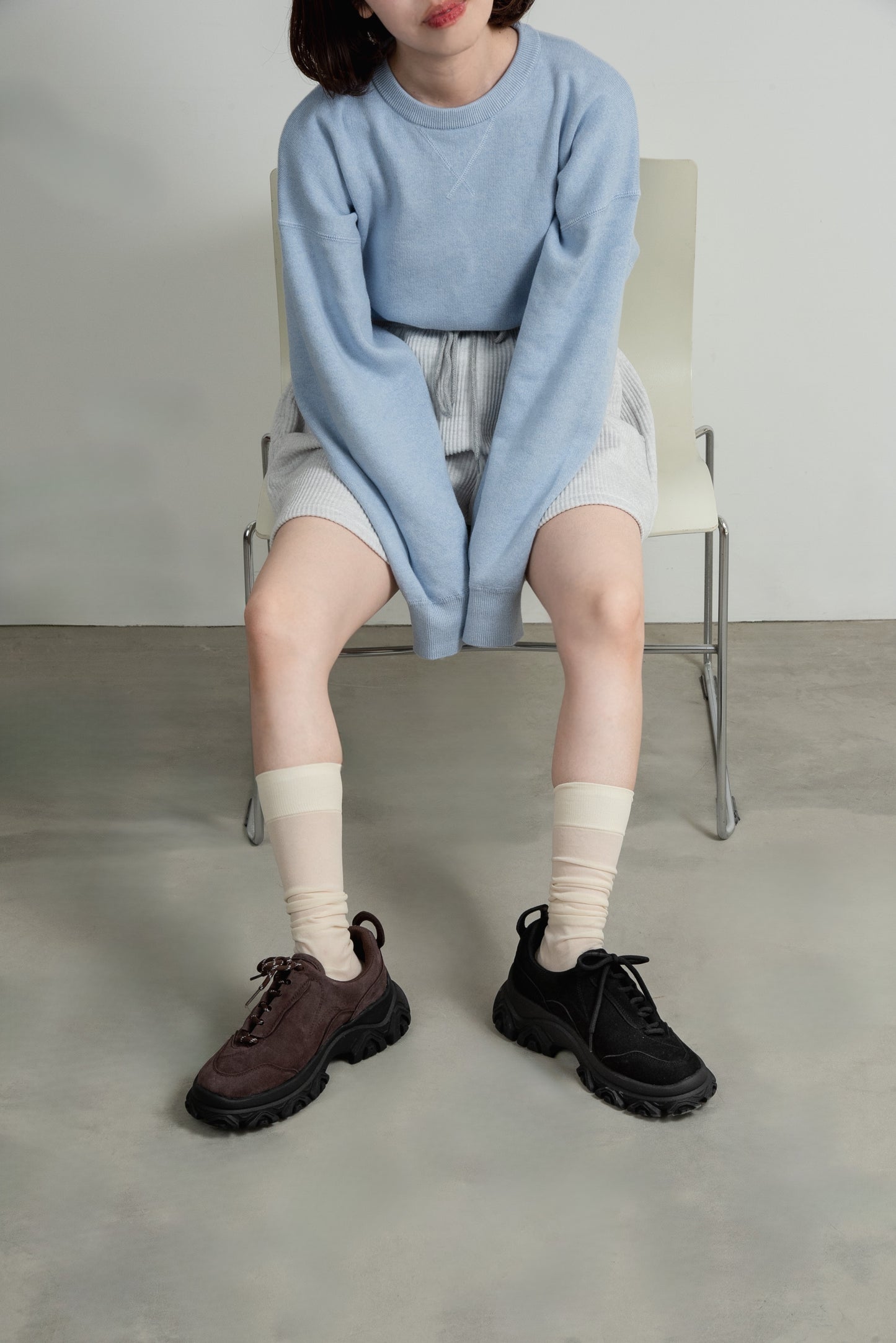 asymmetry design dad sneaker