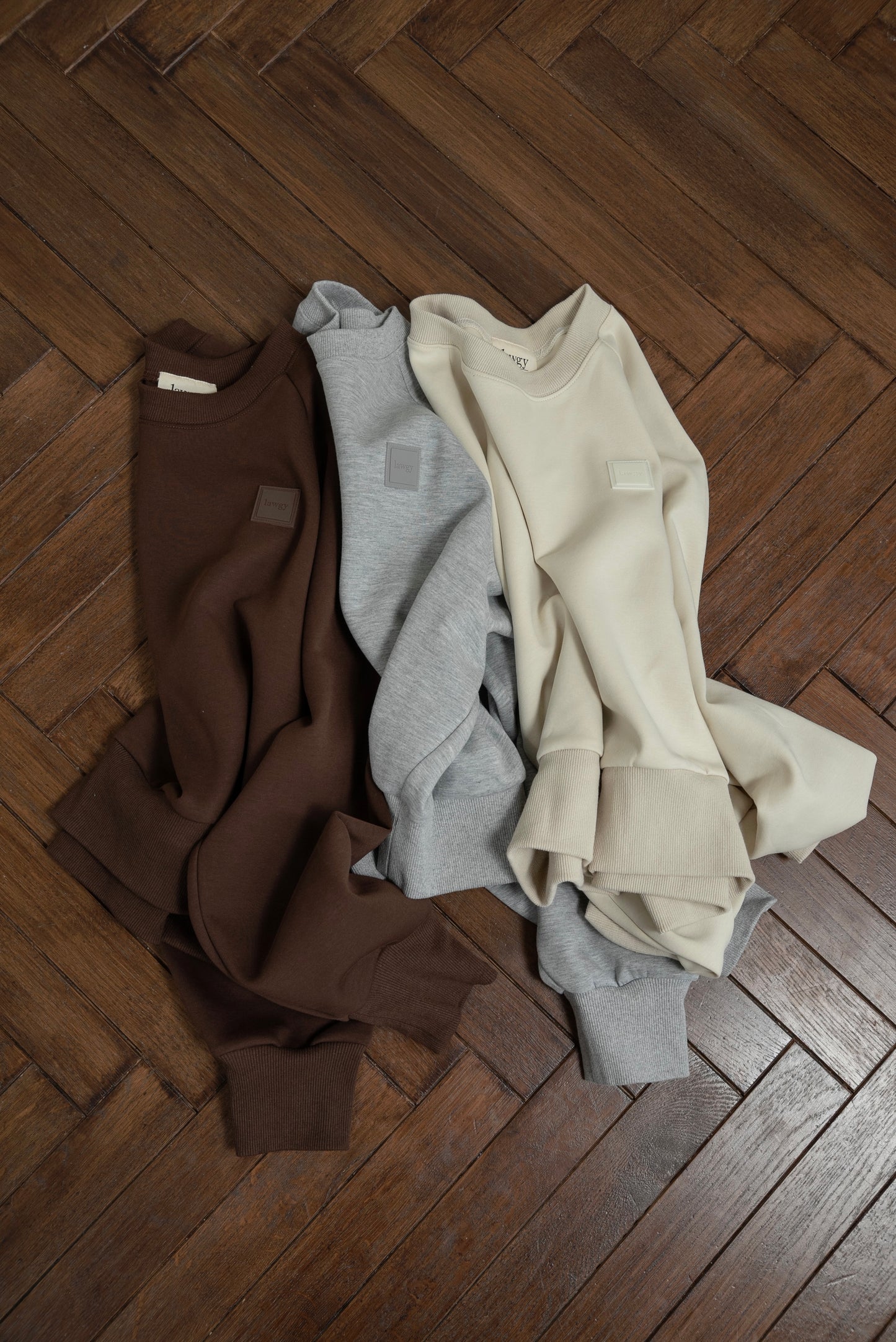 lawgy original logo patch sweat