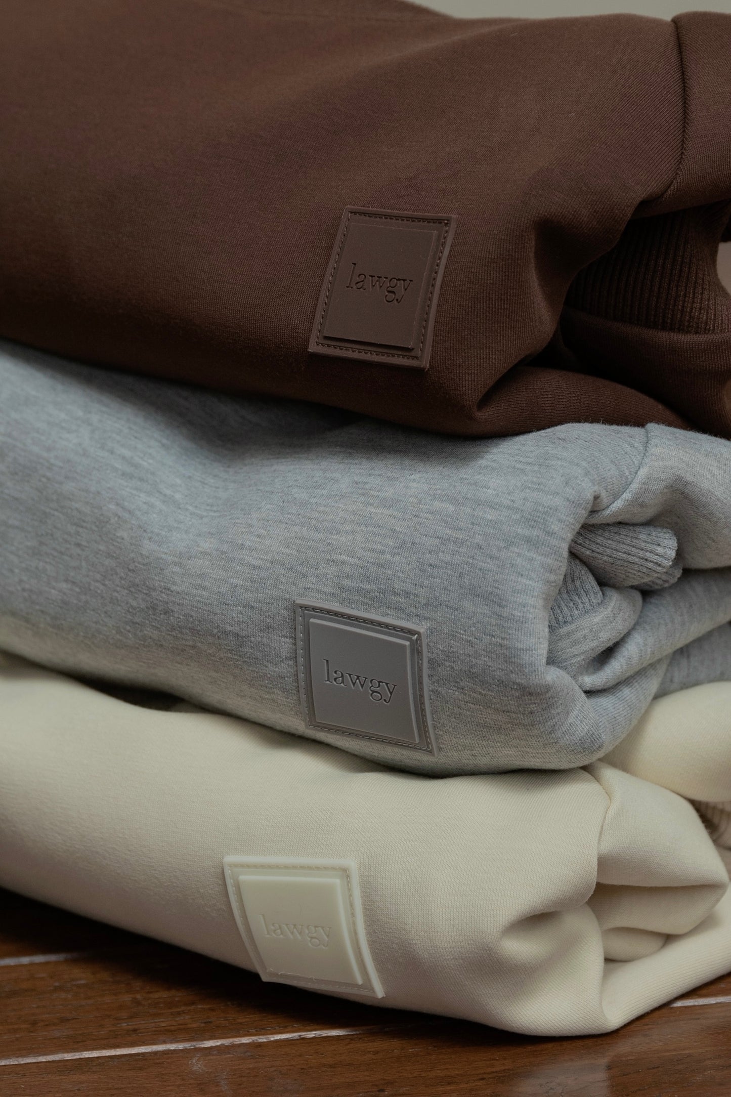 lawgy original logo patch sweat
