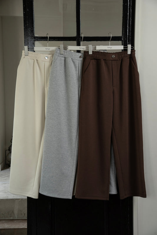 lawgy original logo embroidery sweat pants