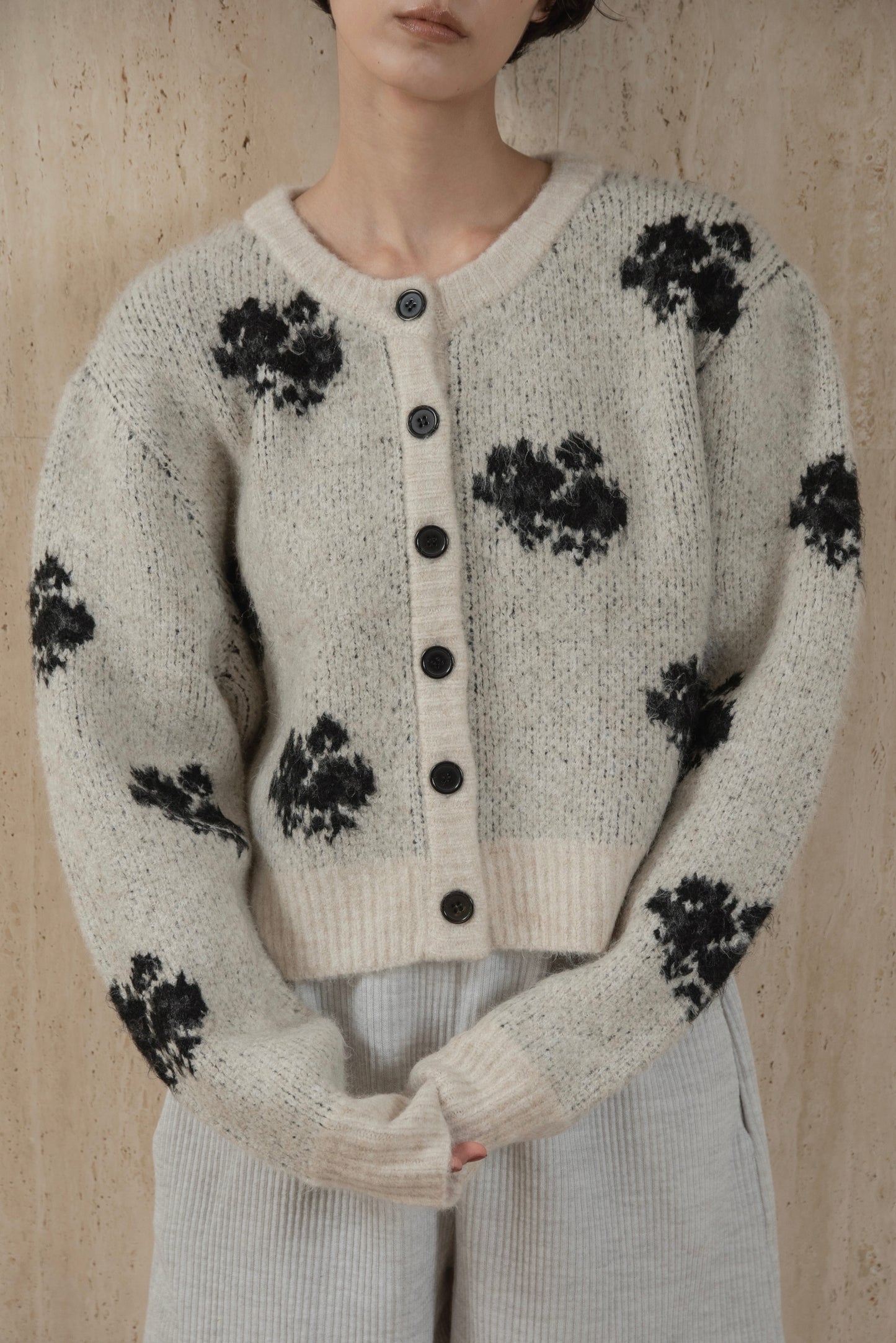 flower nuance cardigan