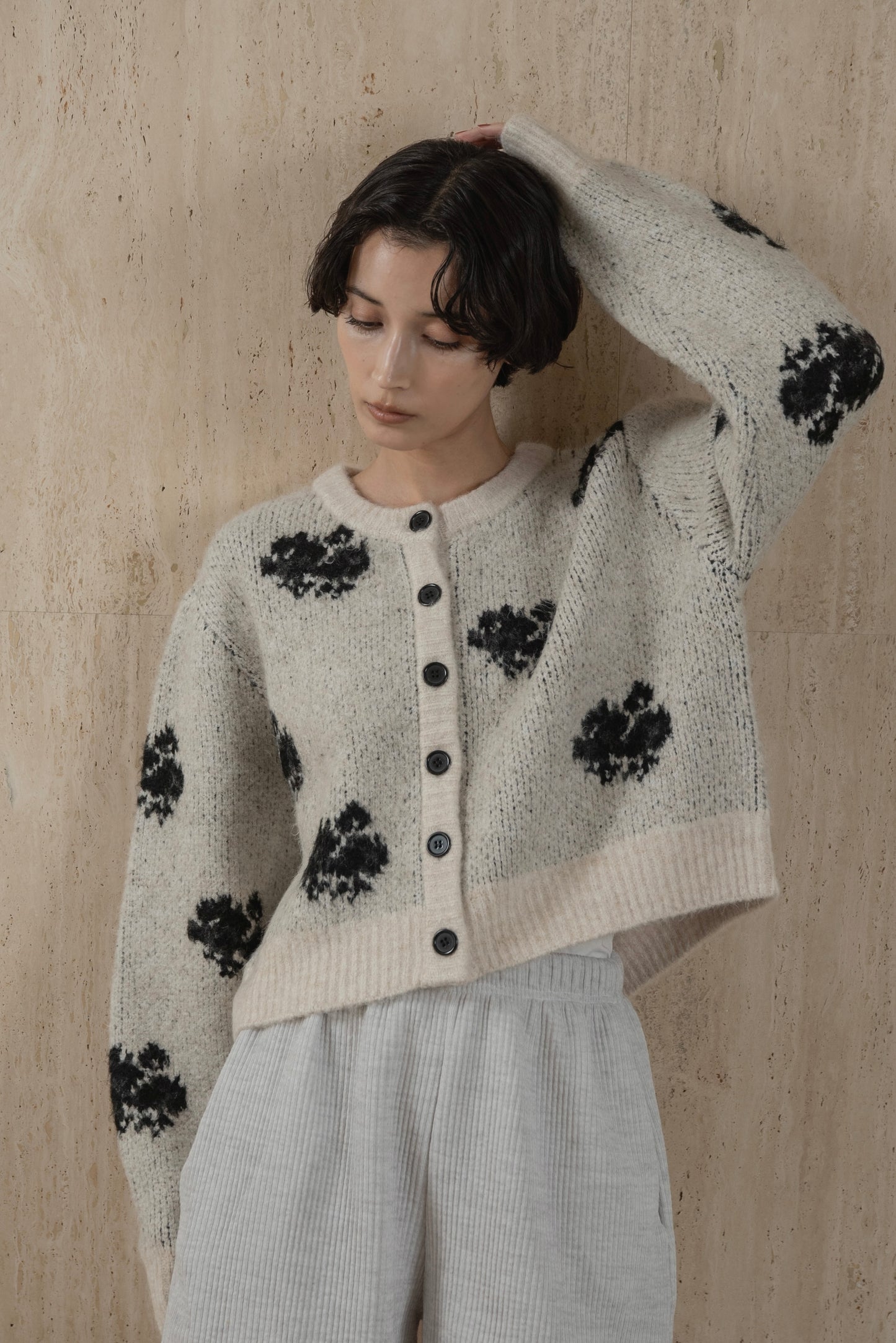 flower nuance cardigan