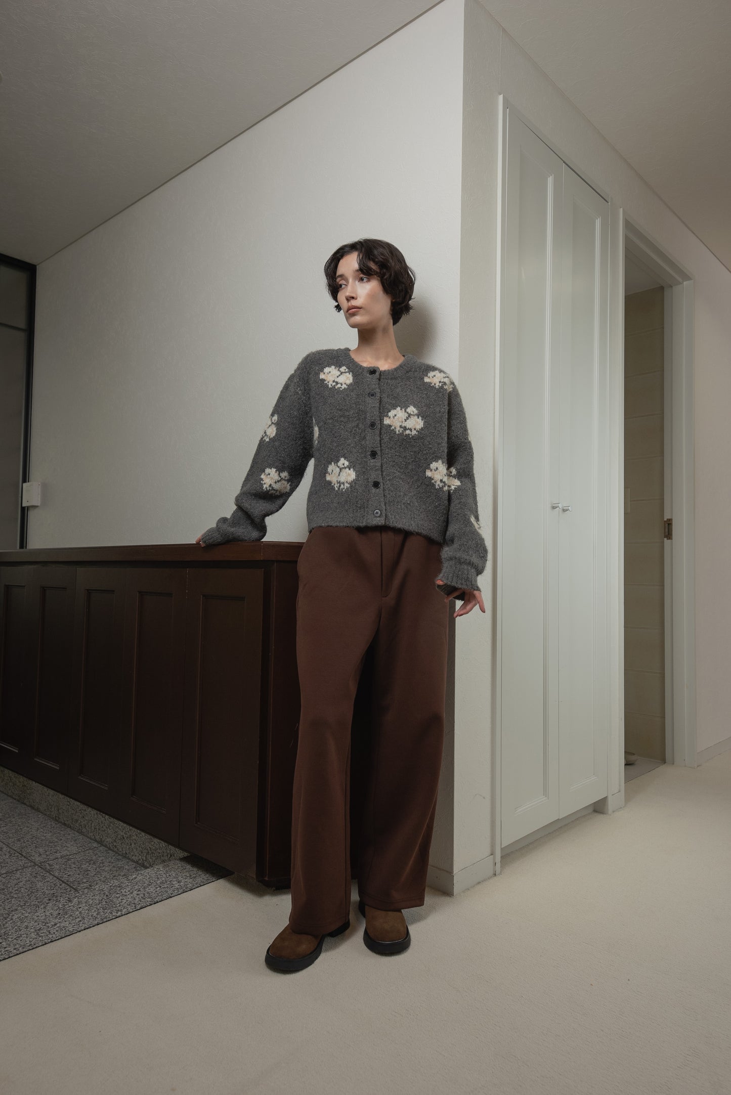 flower nuance cardigan