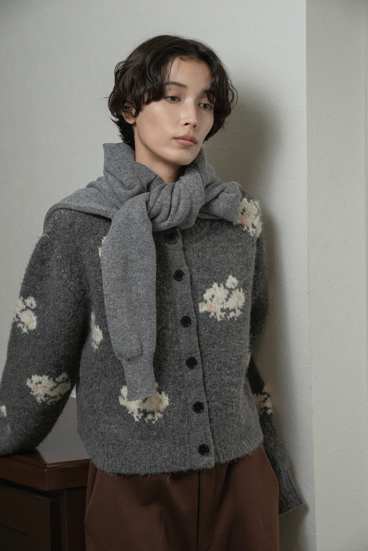 flower nuance cardigan