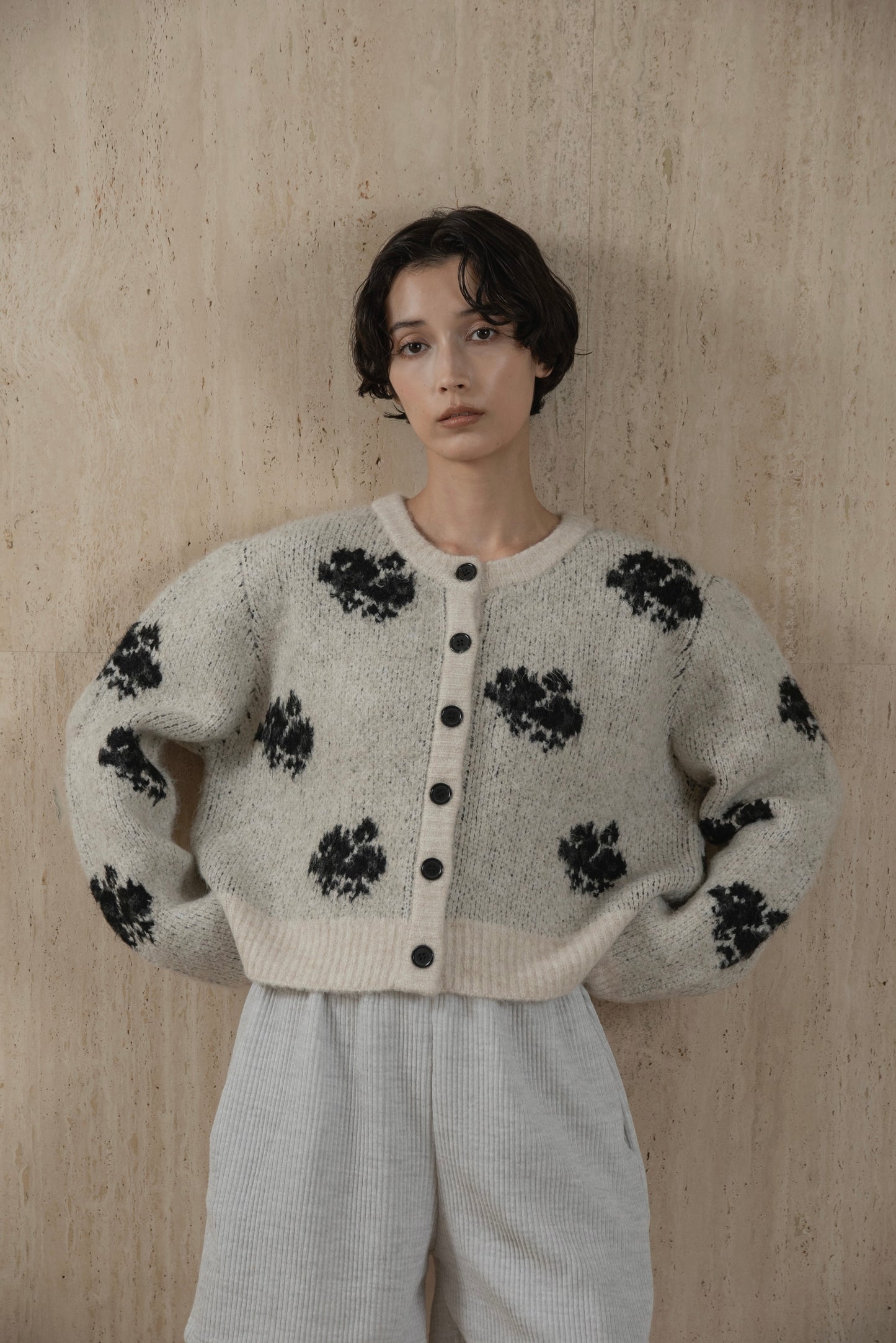 flower nuance cardigan