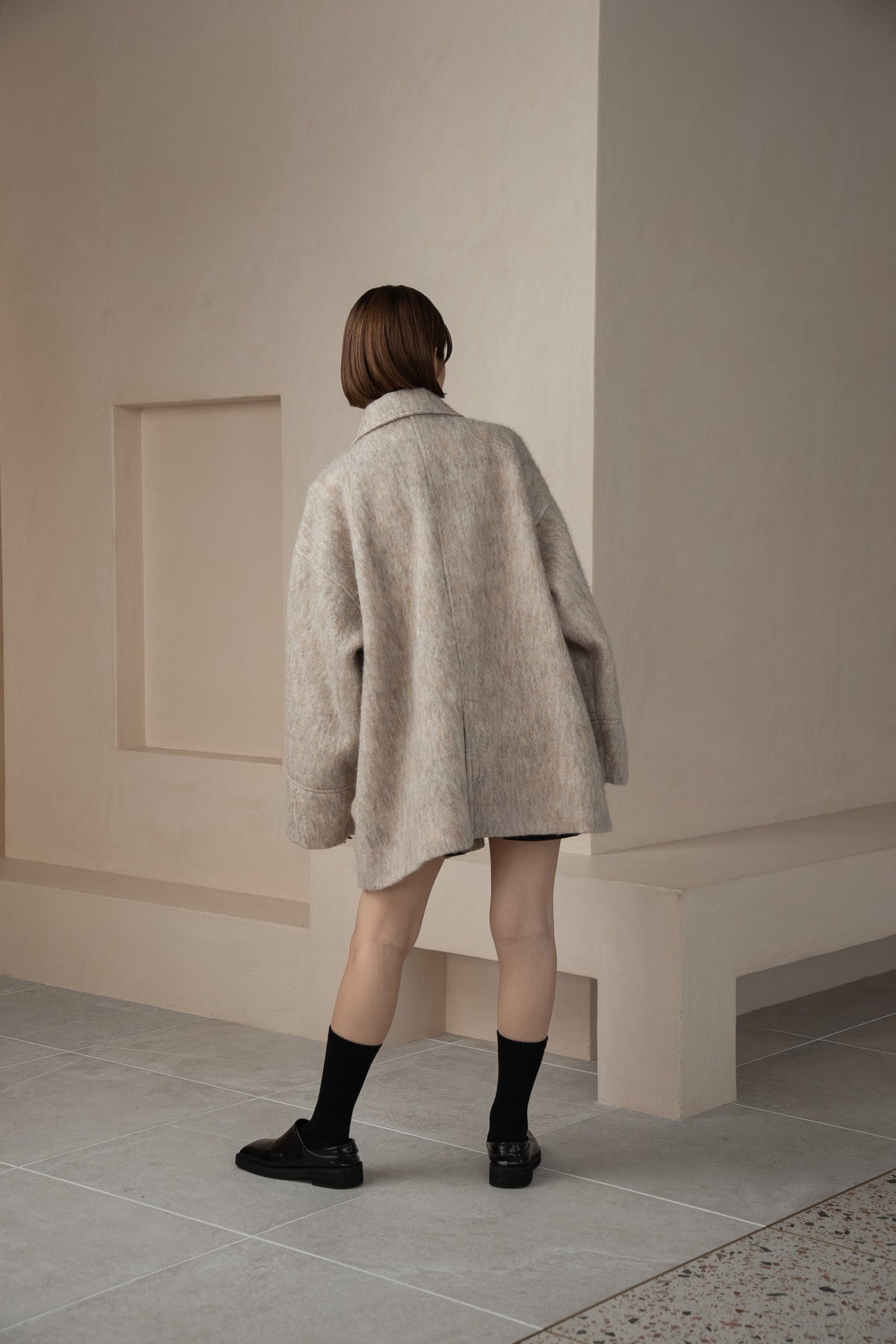 shaggy midi outer